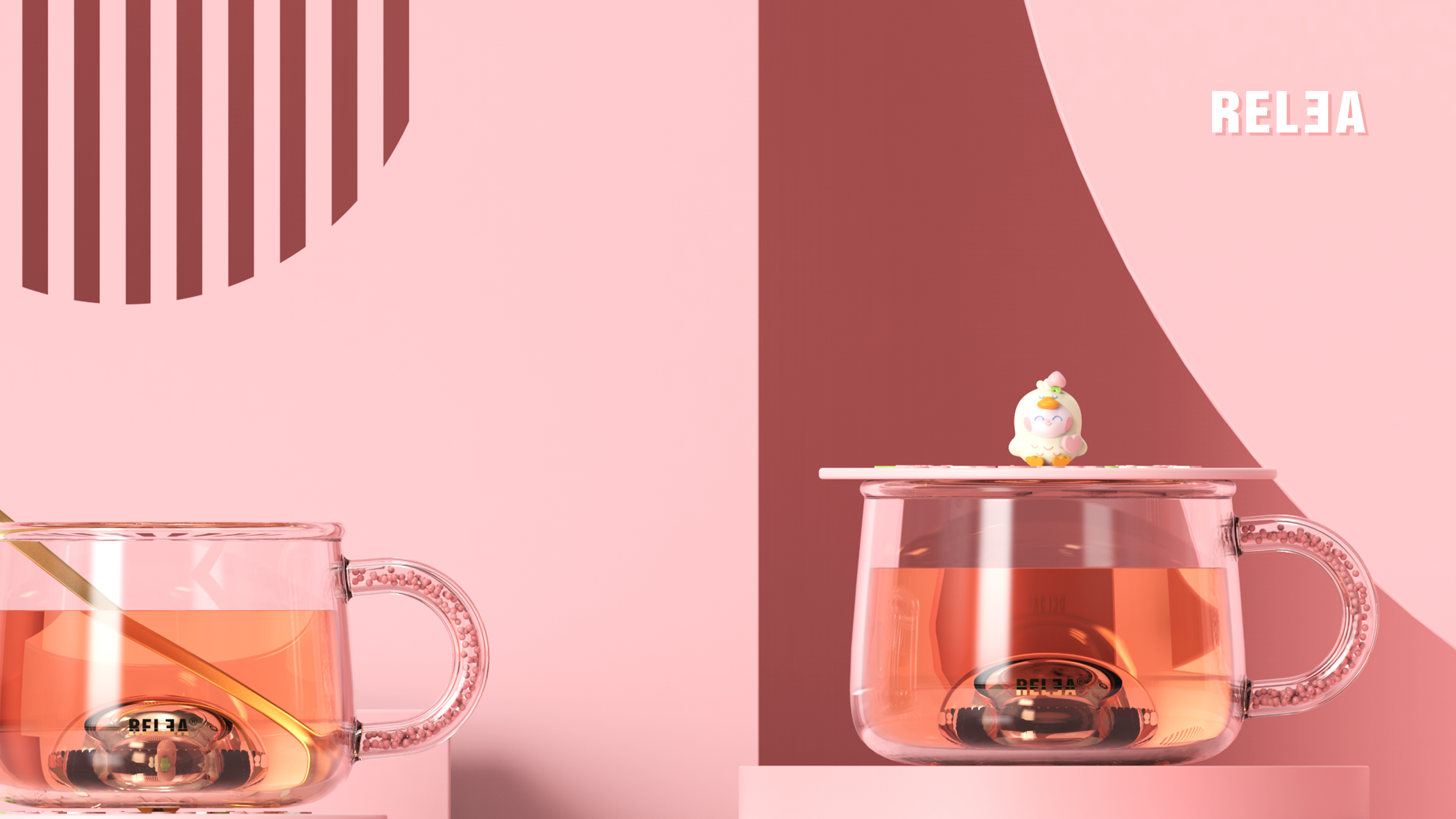 AI duck blind box series，Original design，interest，Blind box glass，