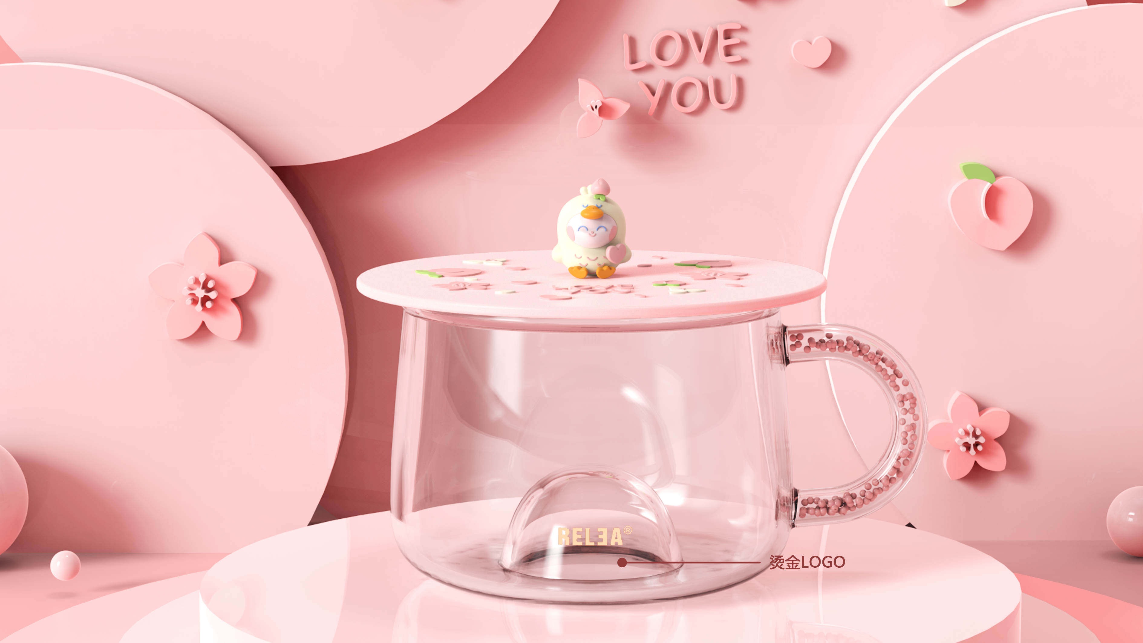 AI duck blind box series，Original design，interest，Blind box glass，