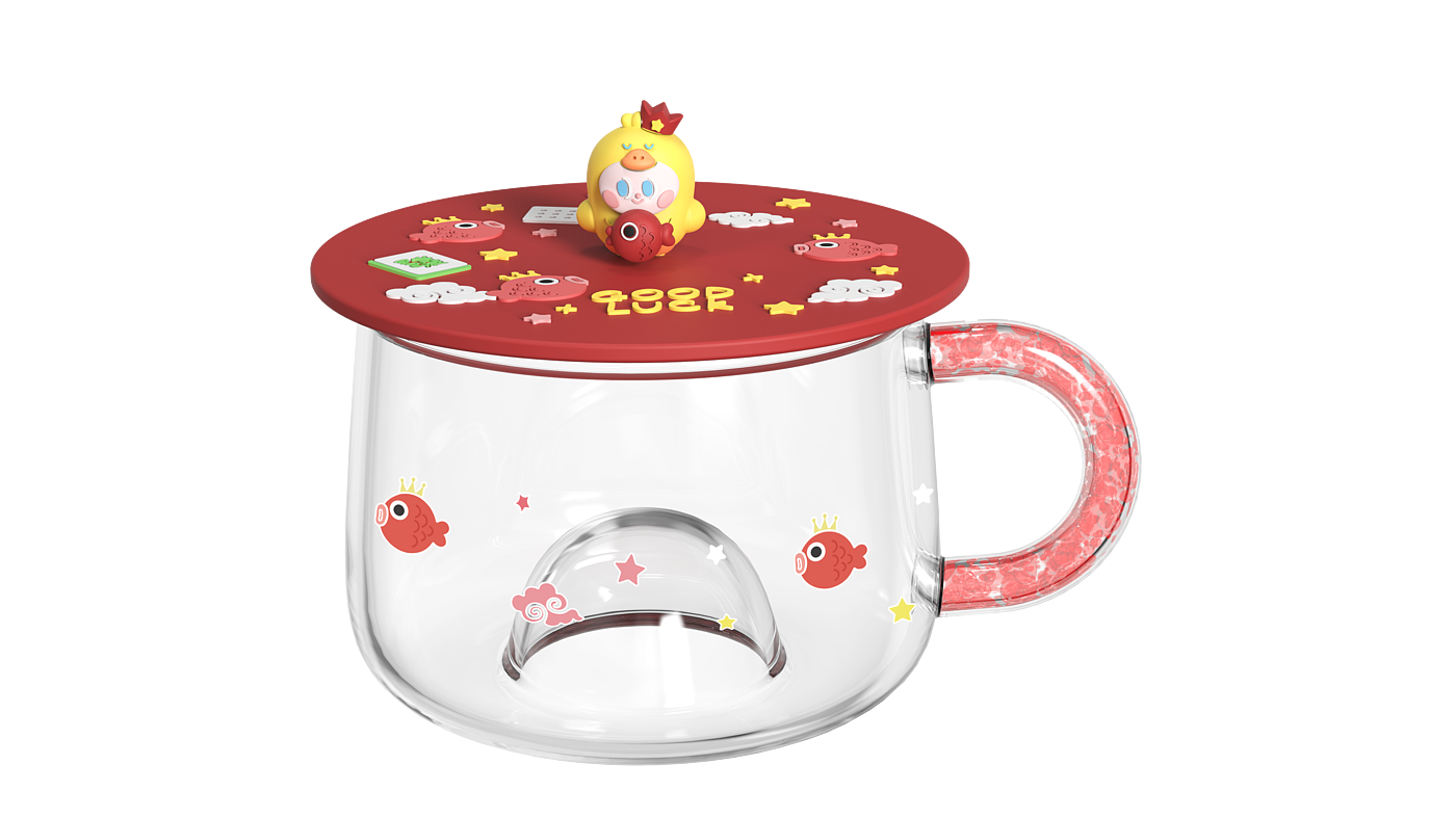 AI duck blind box series，Original design，interest，Blind box glass，