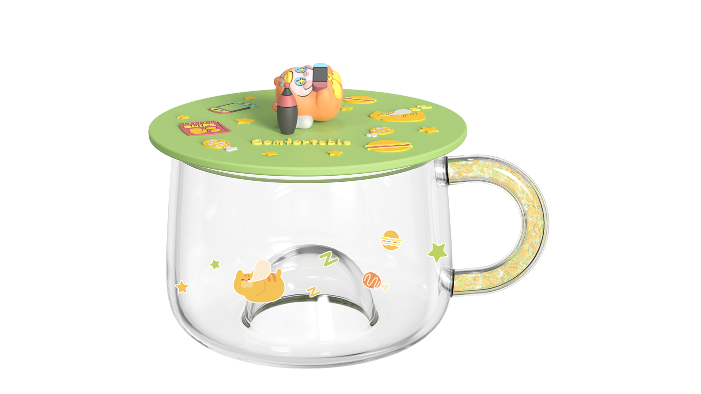 AI duck blind box series，Original design，interest，Blind box glass，