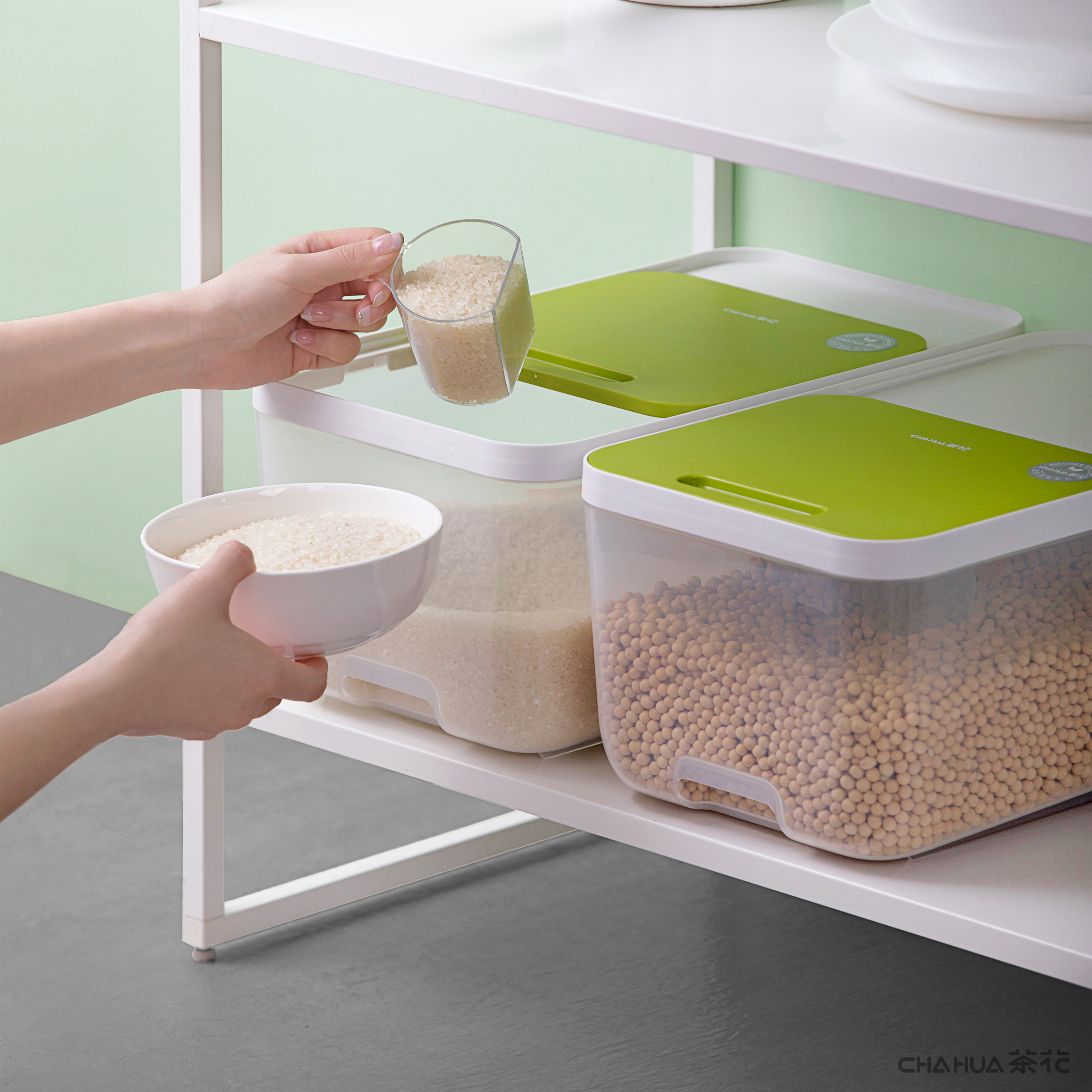 kitchen，Receive，Rice bucket，Home Furnishing，original，