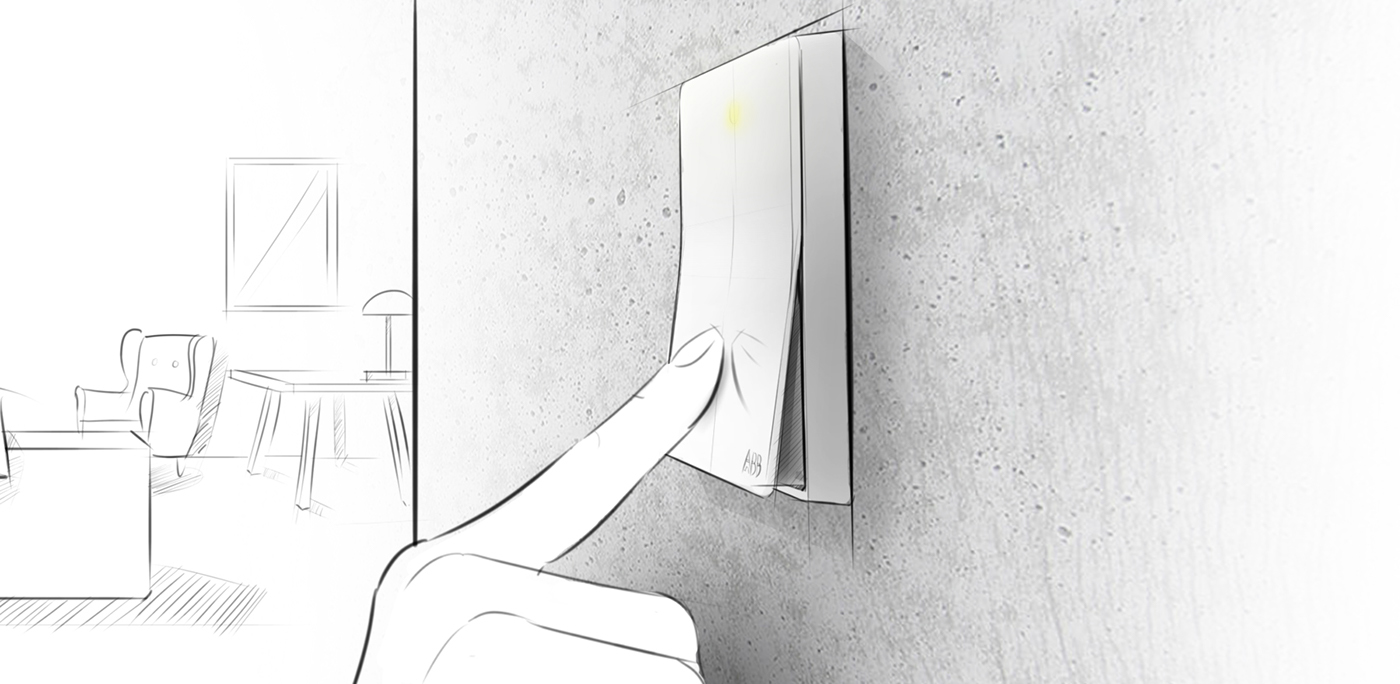 Simplicity，ABB，switch，Socket，Row and insert，