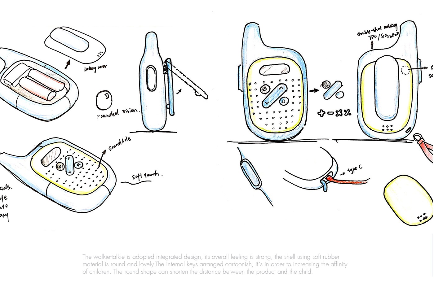 walkie-talkie，children，soft，