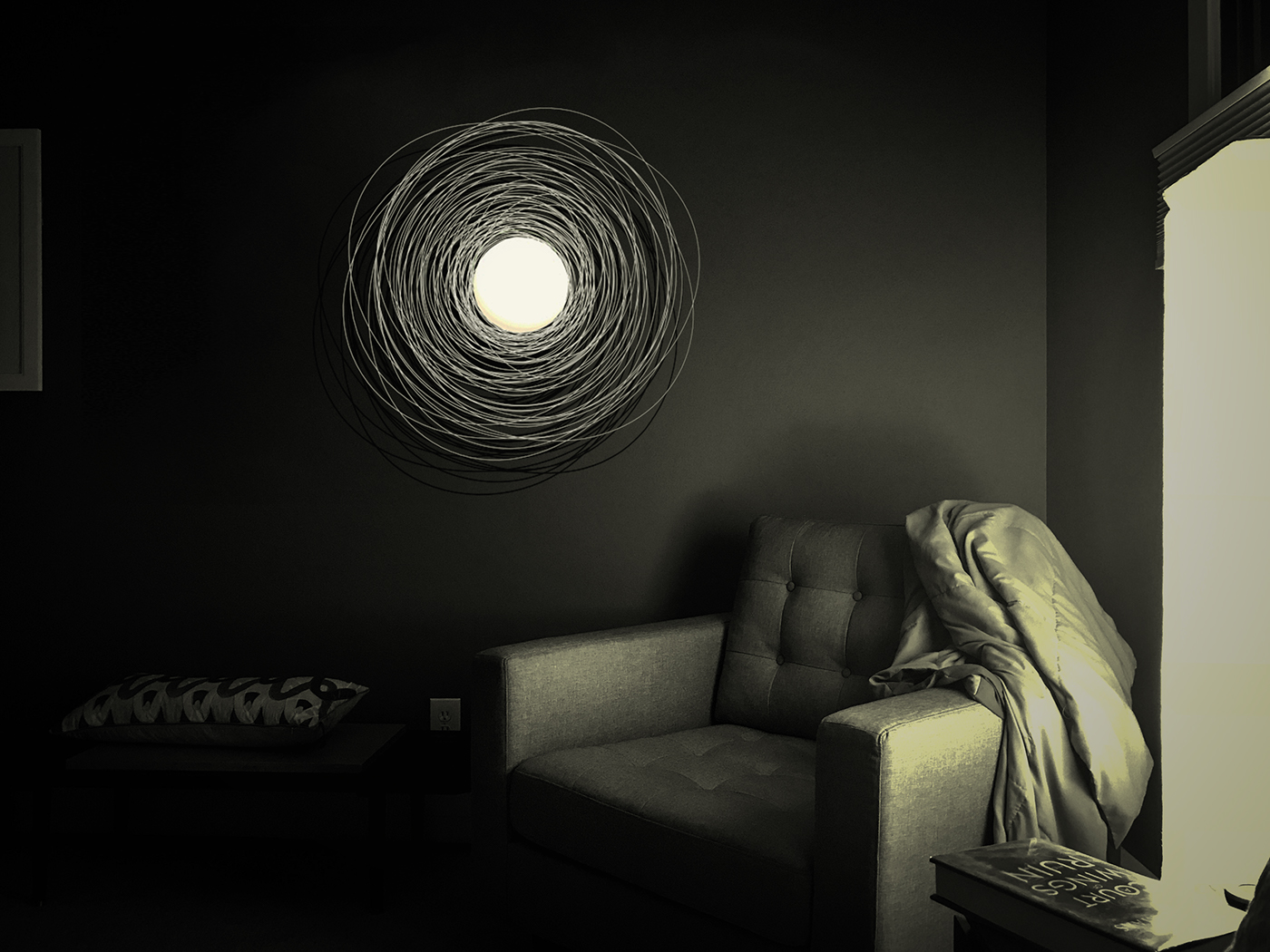 lamp，Home Furnishing，indoor，nest，