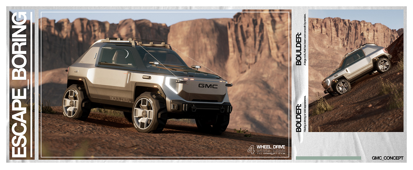 Minimalism，cross-country，industrial design，automobile，