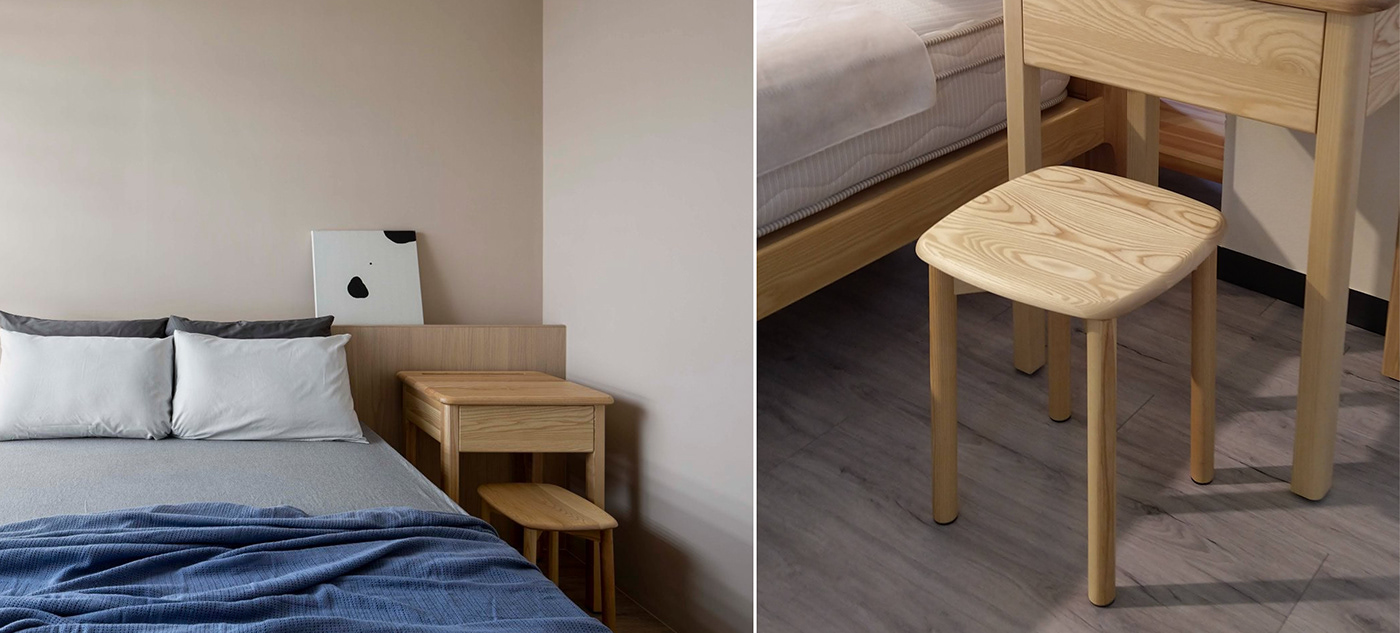 stool，spun sugar，wooden ，product design，