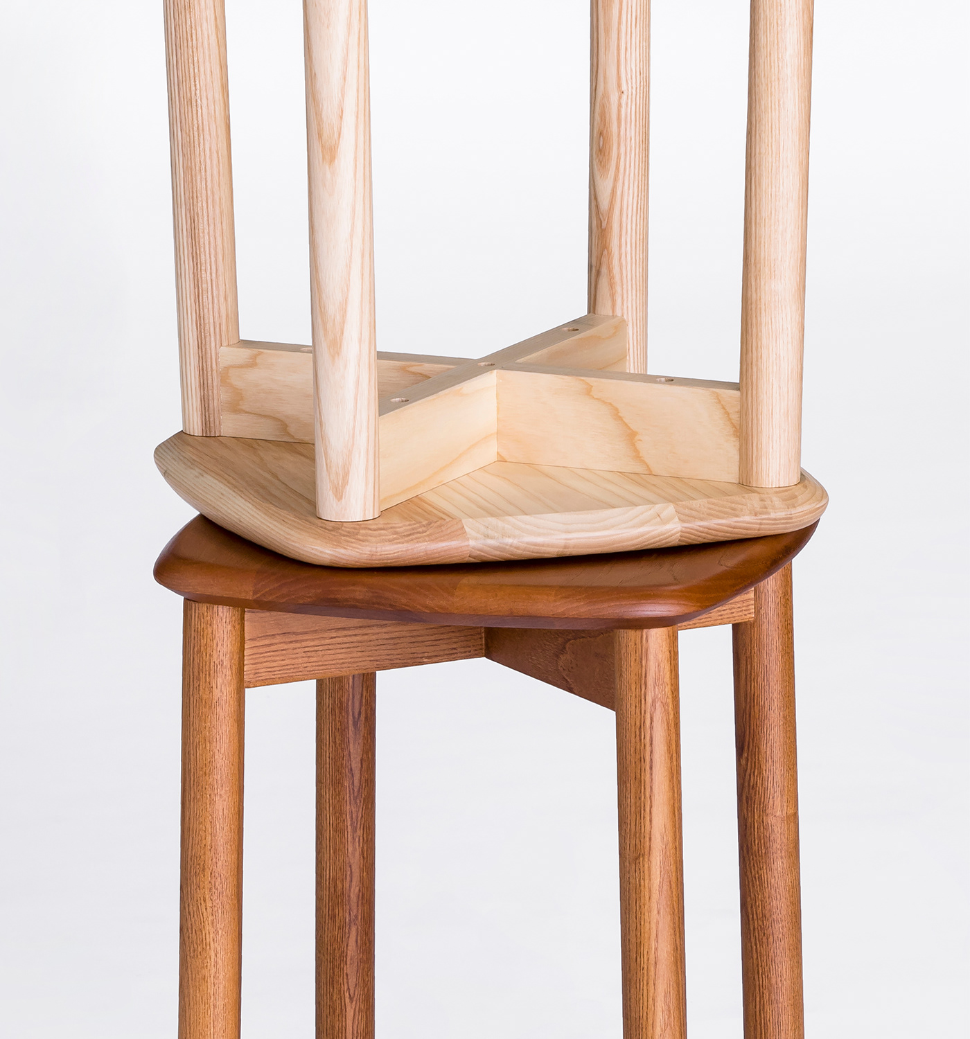 stool，spun sugar，wooden ，product design，