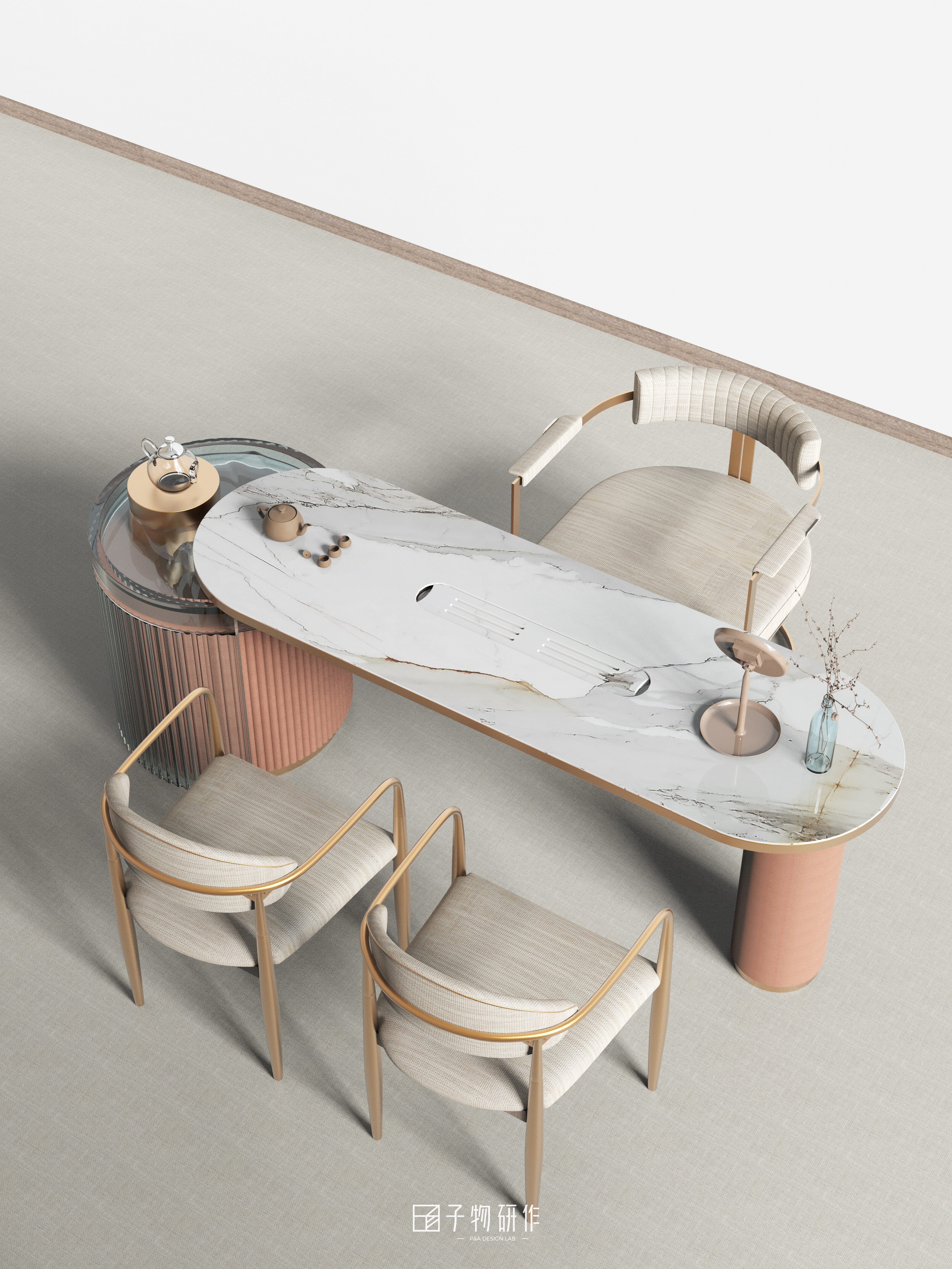 Sub material research，industrial design，tea table，furniture，，