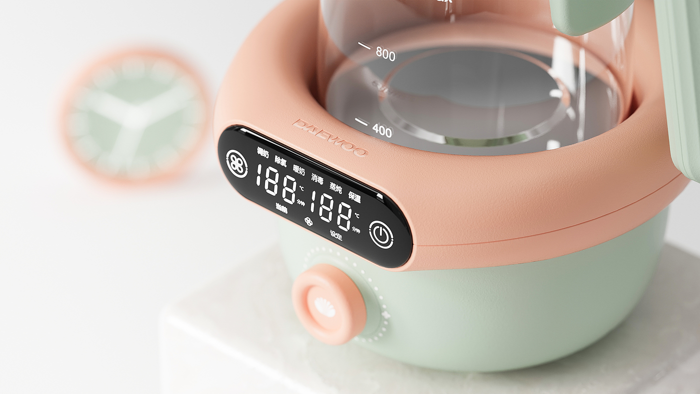 Milk mixer，doughnut，record，industrial design，