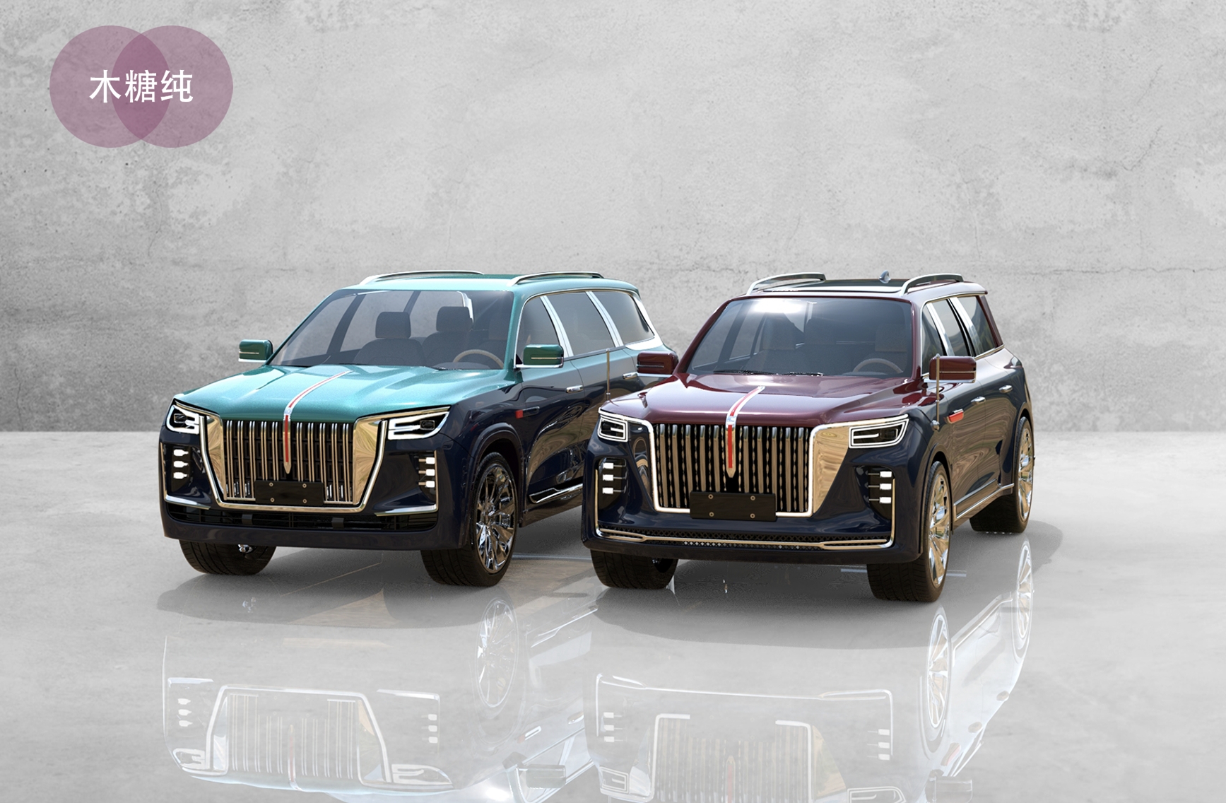 Red Banner ，Automobile design，vehicle，Domestic car design，