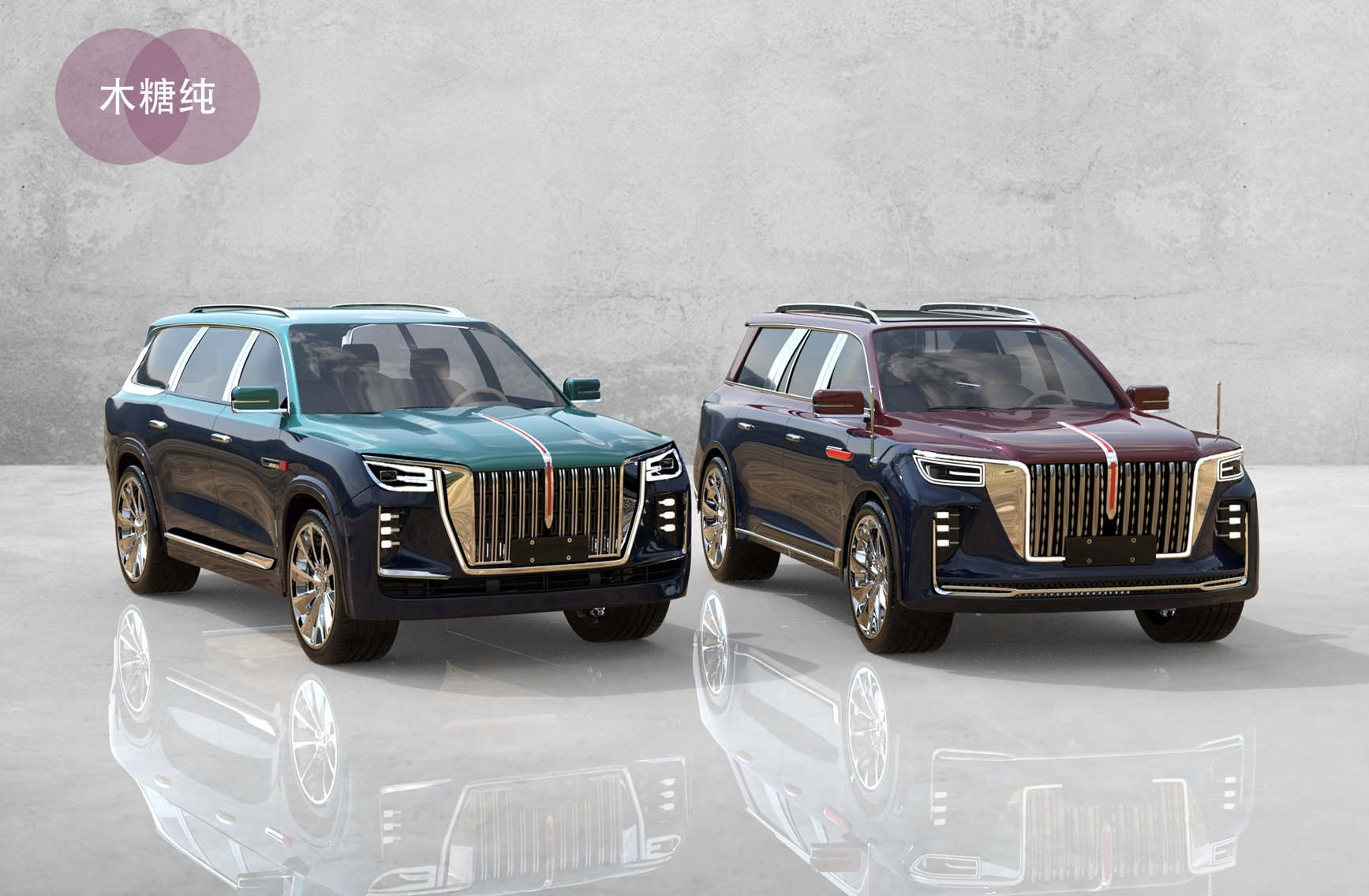 Red Banner ，Automobile design，vehicle，Domestic car design，