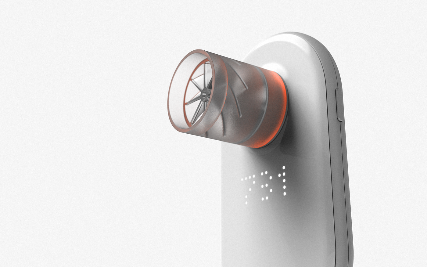 Spirometer，intelligence，convenient，2021 red dot design concept award，