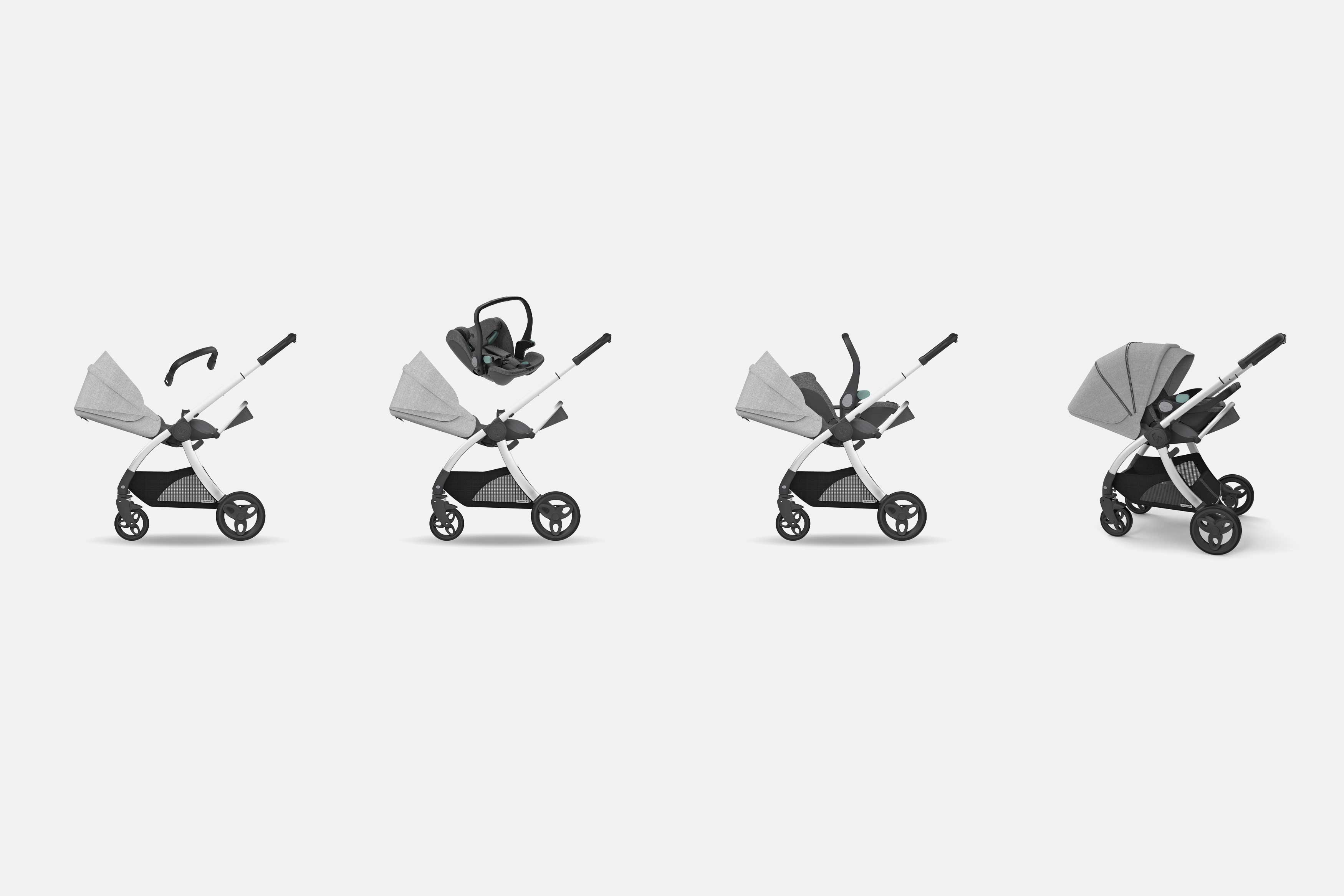 baby carriage，integrate，2021 red dot design concept award，