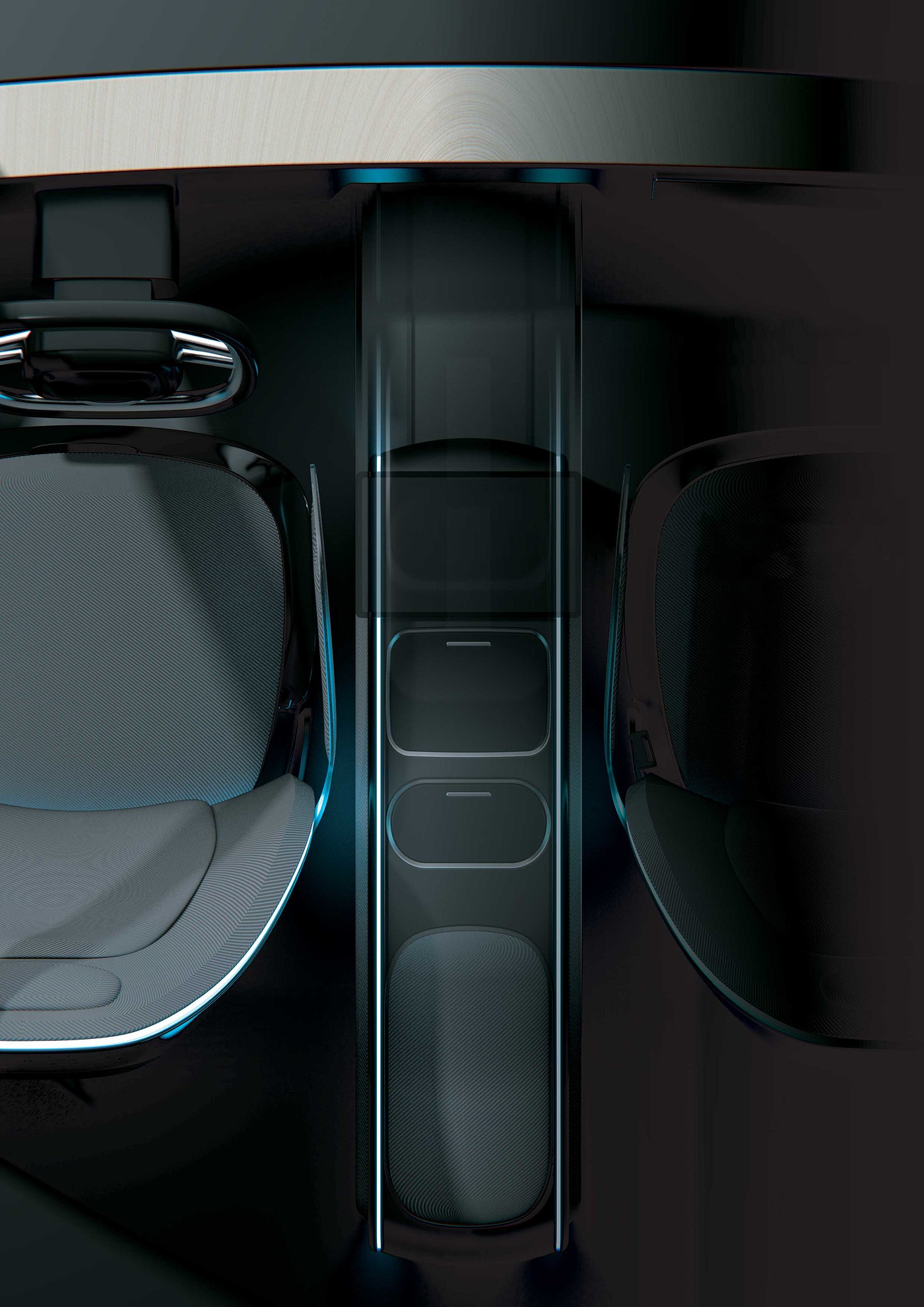 Automotive interior，artificial intelligence，future，2021 red dot design concept award，