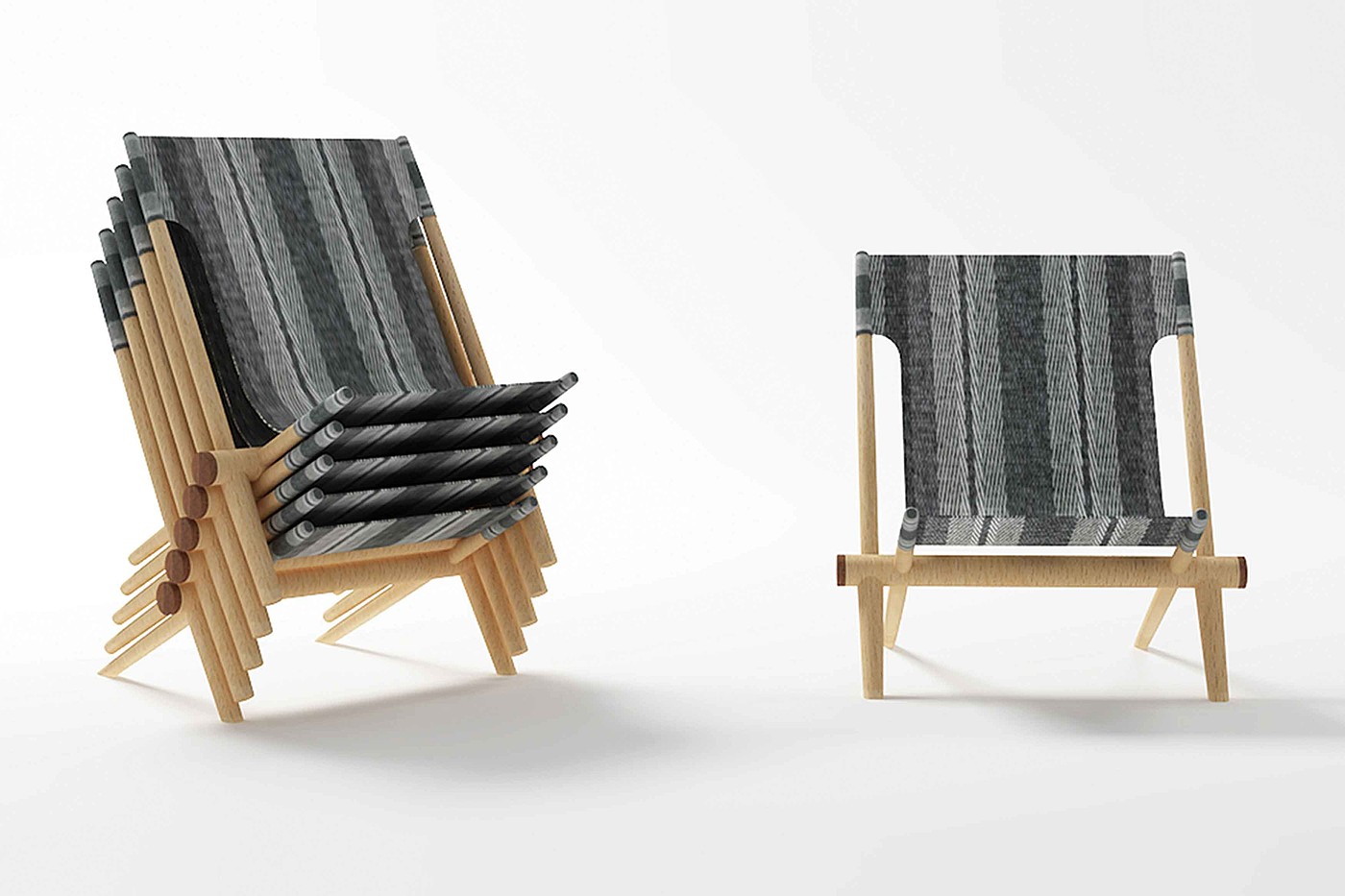 chair，wooden ，Lightness，Portable，2021 red dot design concept award，