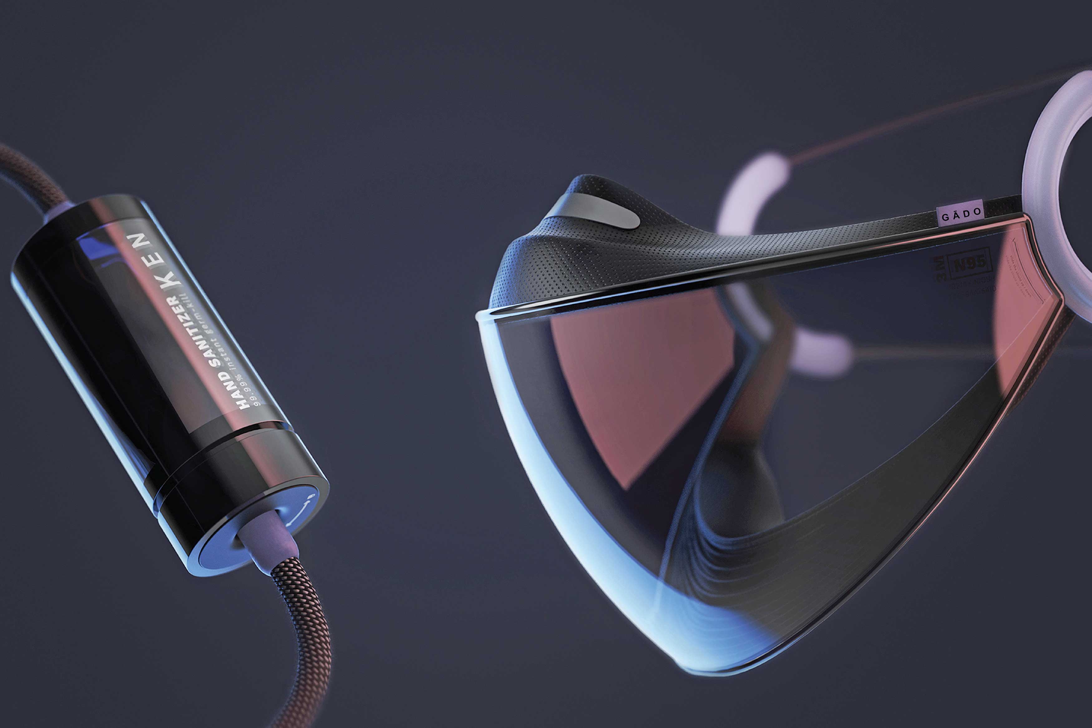 face shield，protect，security，2021 red dot design concept award，