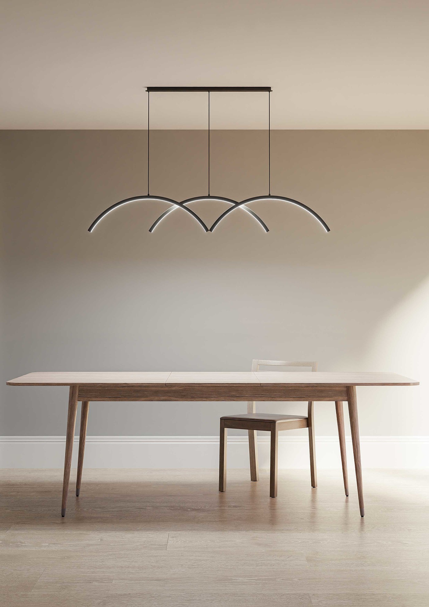 lamps and lanterns，Magnetic support，Arc，2021 red dot design concept award，