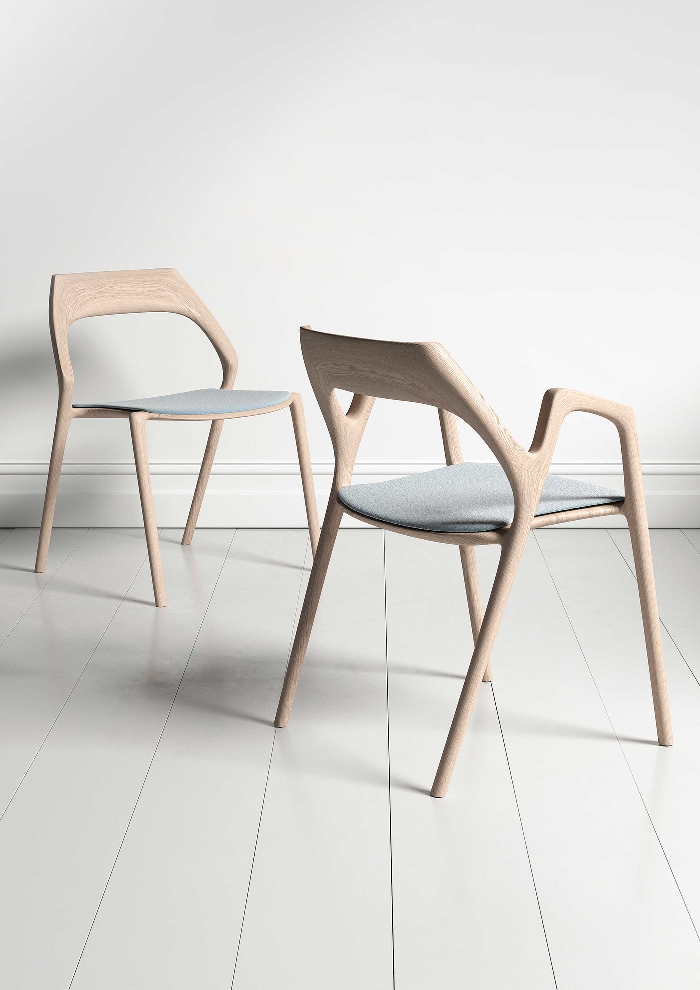 chair，wooden ，Slingshot shape，2021 red dot design concept award，