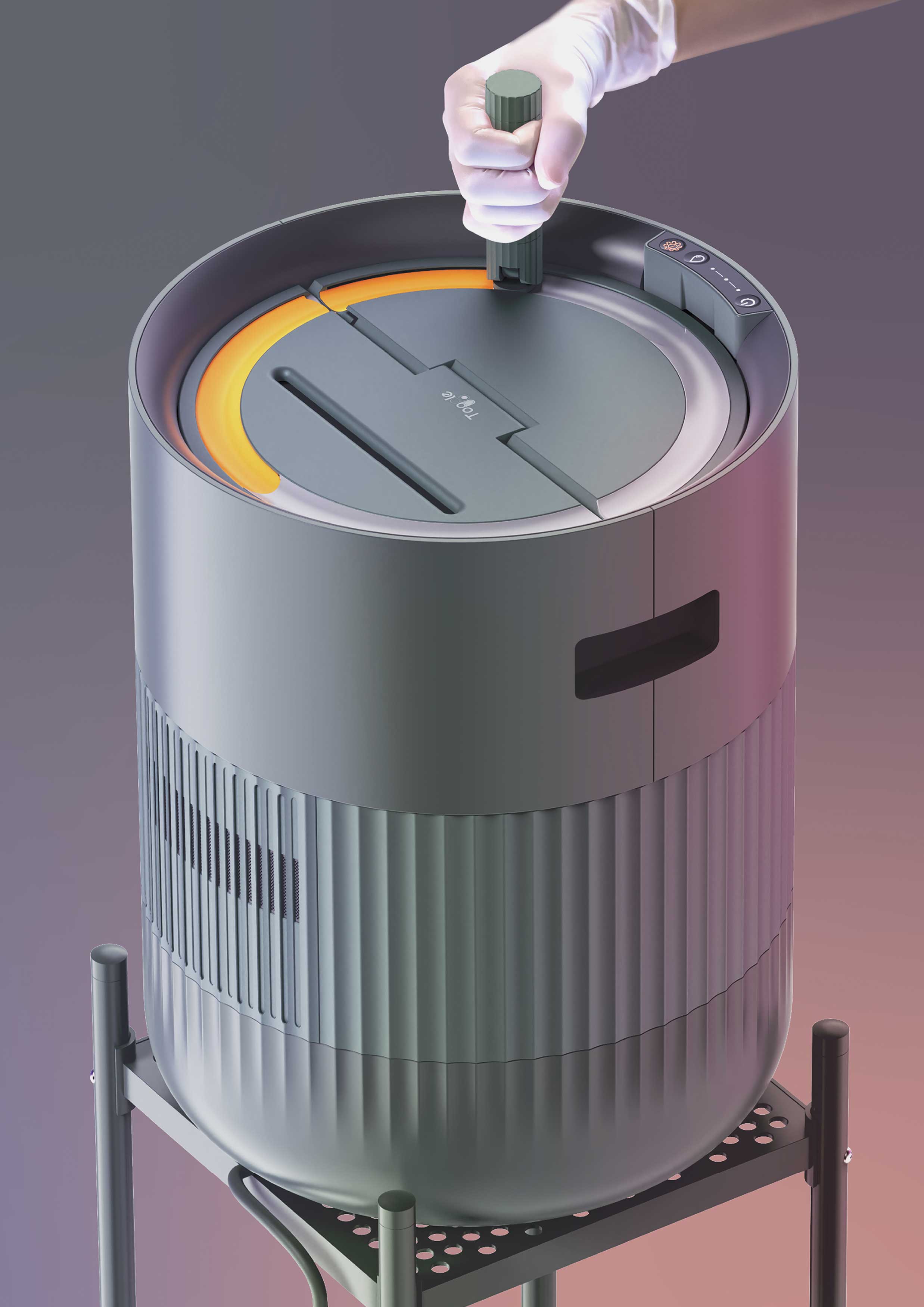 Garbage resolver，household，Sustainability，2021 red dot design concept award，