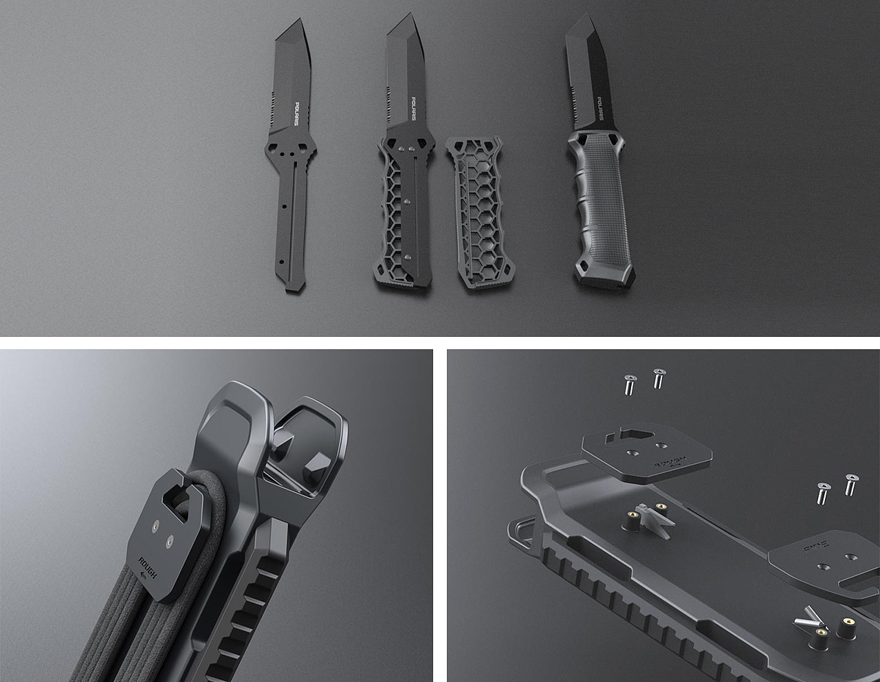 Titanium nitride (TIN) coating，carbon steel，Tactical tool，military，