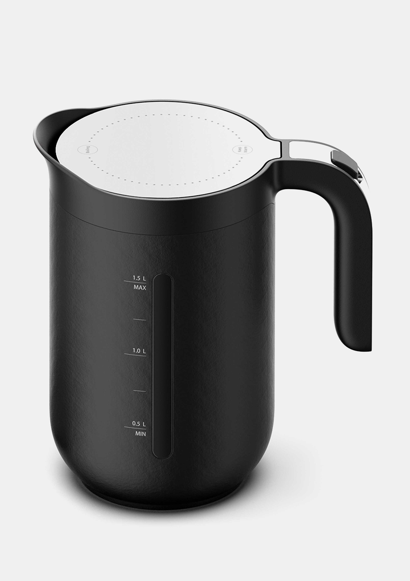 Electric kettle，ceramics，Simplicity，2021 red dot design concept award，