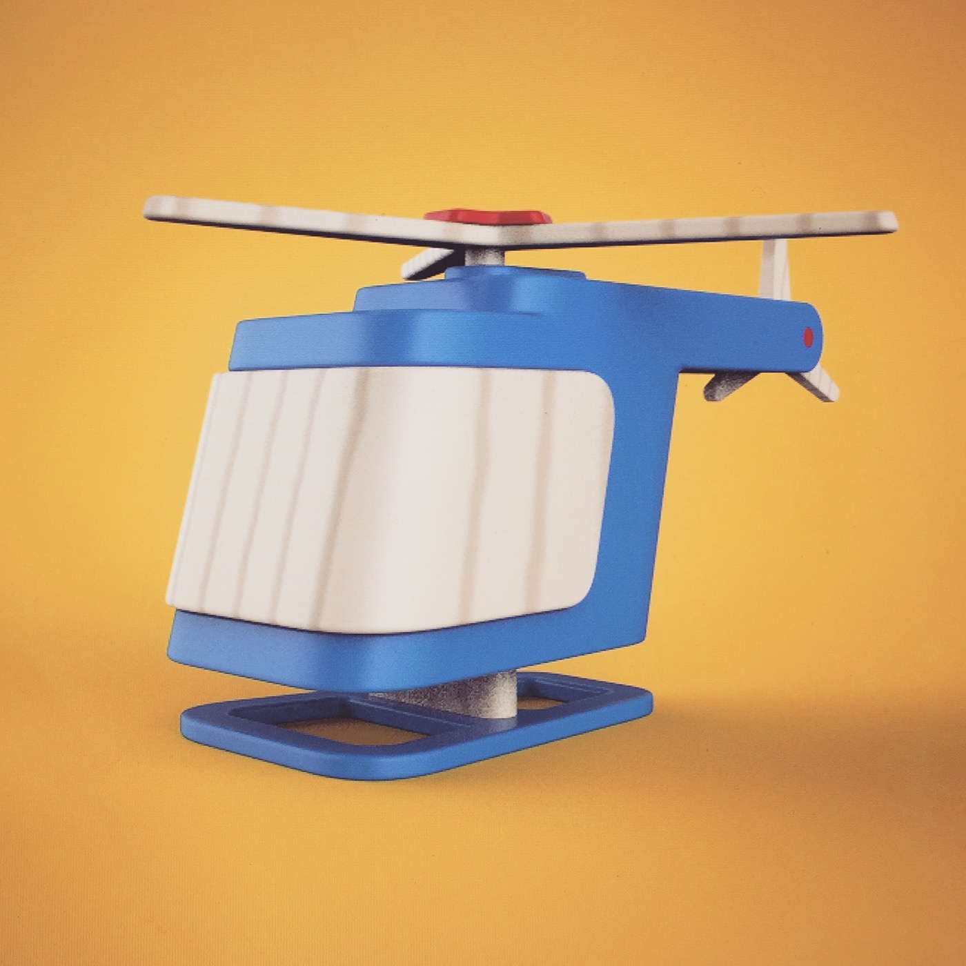 Toys，helicopter，Hand drawn，3D modeling，