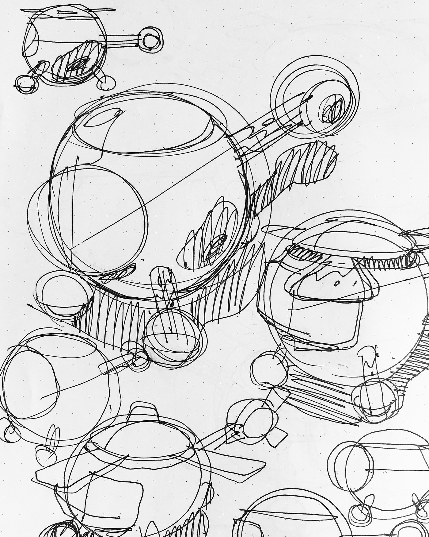 Toys，helicopter，Hand drawn，3D modeling，