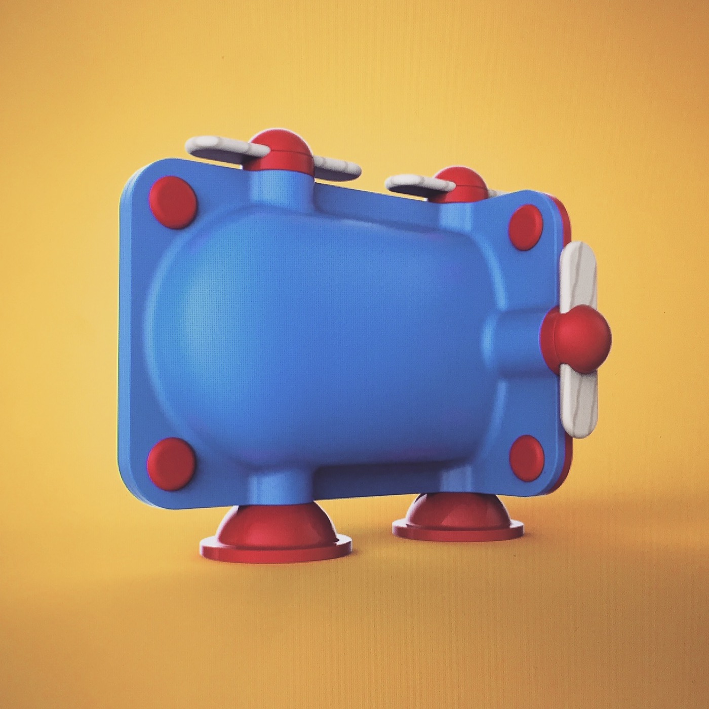 Toys，helicopter，Hand drawn，3D modeling，