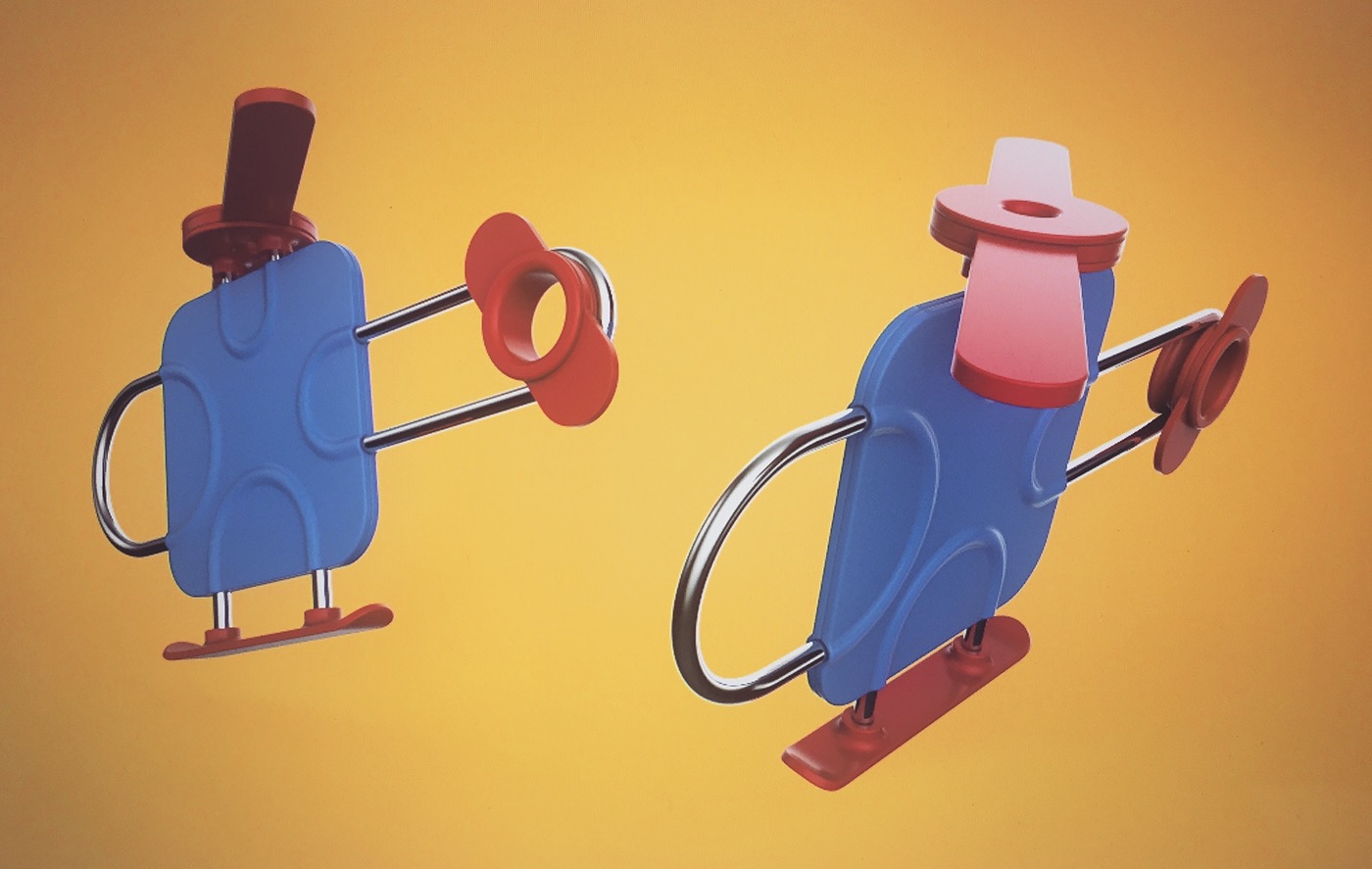 Toys，helicopter，Hand drawn，3D modeling，