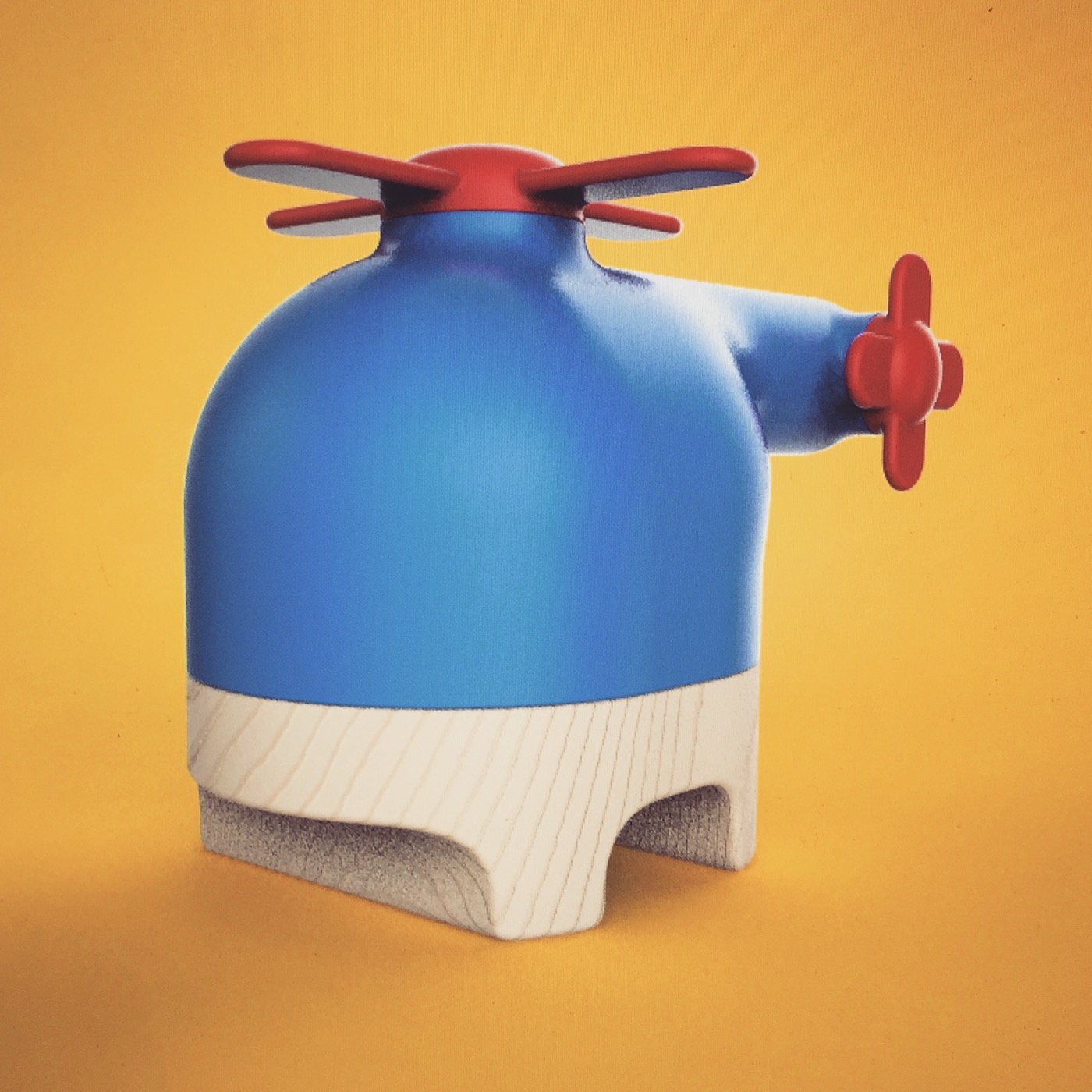 Toys，helicopter，Hand drawn，3D modeling，