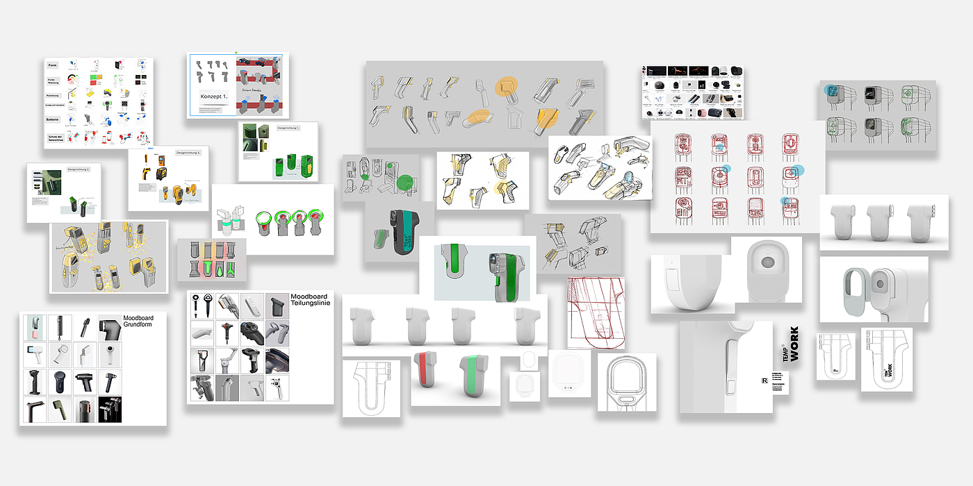 conceptual design，keyshot，rhinoceros，thermometer，Recycled materials，product design，industrial design，