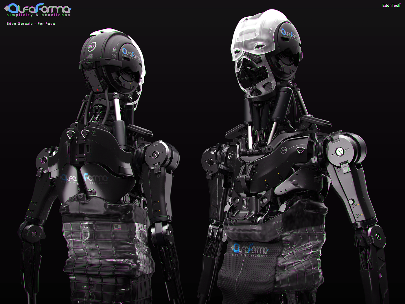 robot，details，modelling，future，