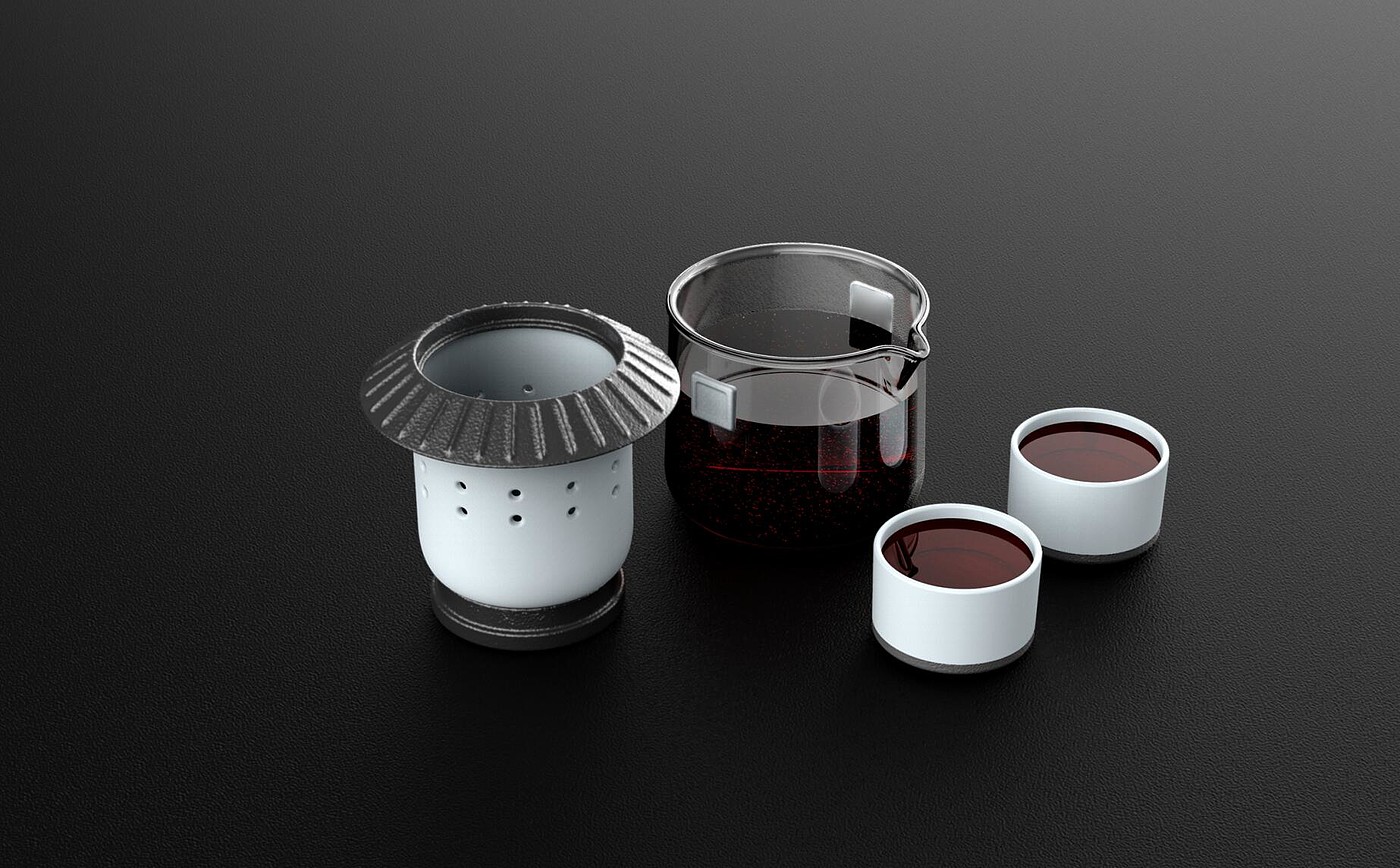 Product design, full case design, household appliances, tea sets, packaging，