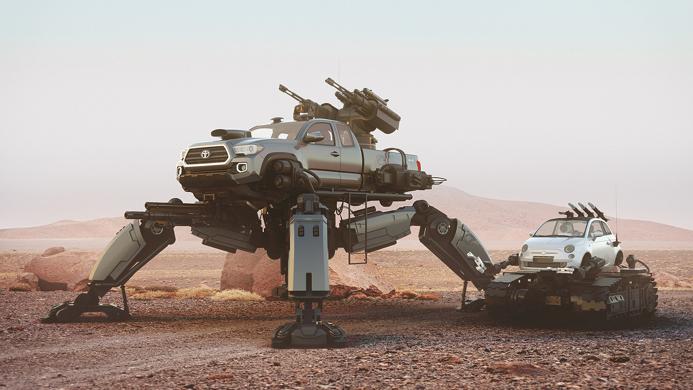 monsters，automobile，Mechanics，car garage，