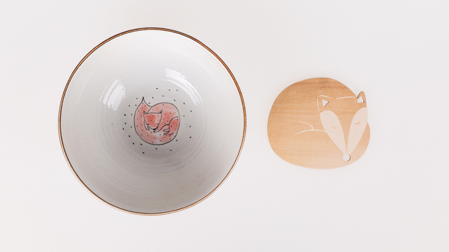 Coaster，glass，adorable，animal，wood，