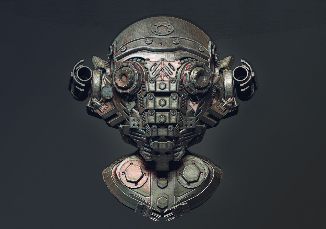 Zbrush，Graffiti，robot，sculpts，