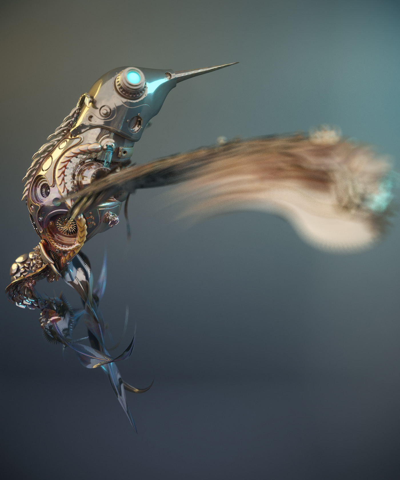 Zbrush，Graffiti，robot，sculpts，