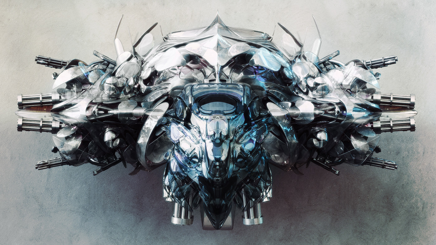 Zbrush，Graffiti，robot，sculpts，