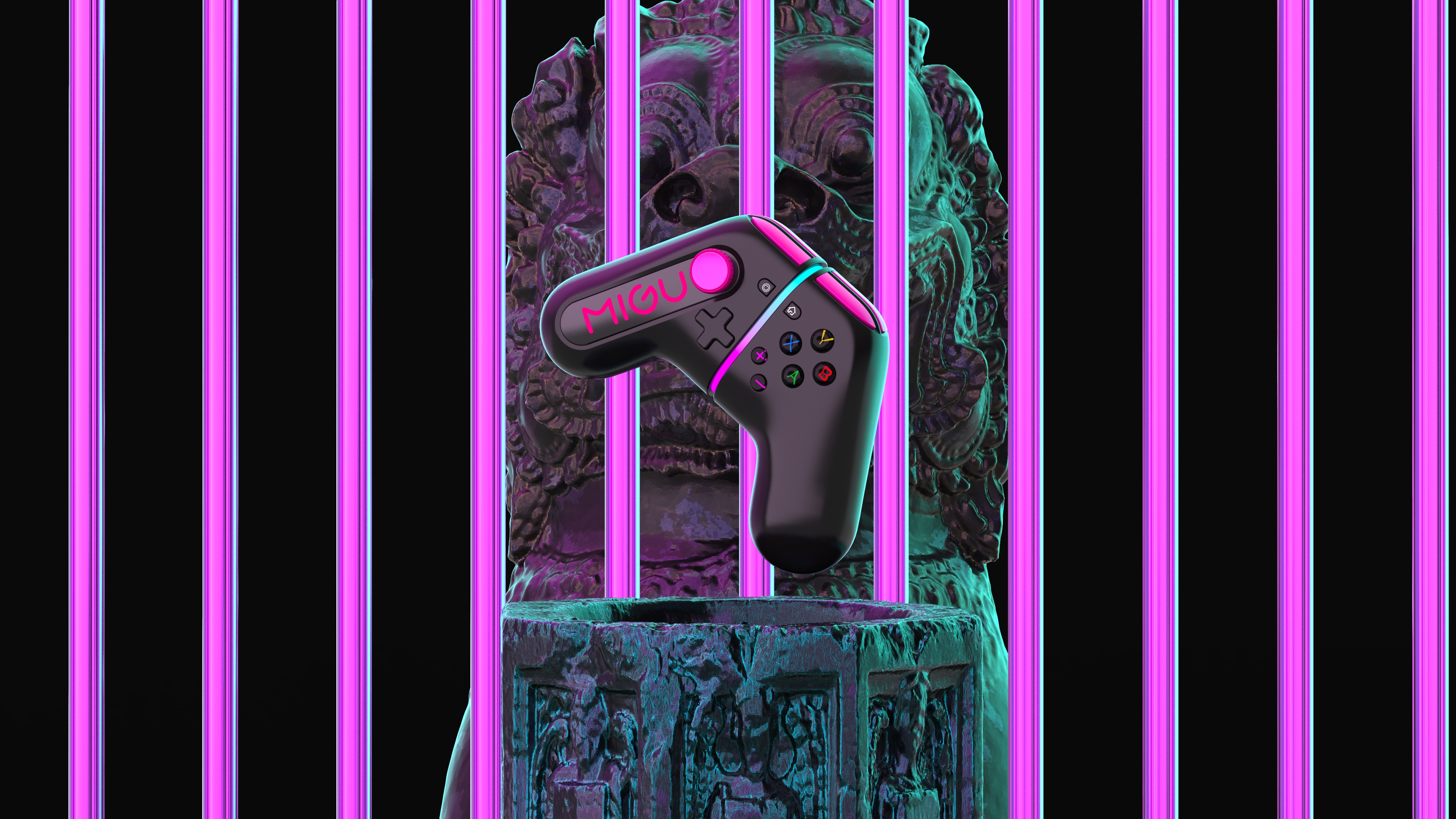 Handle，Game handle，Original design，wireless，Migu game，entertainment，