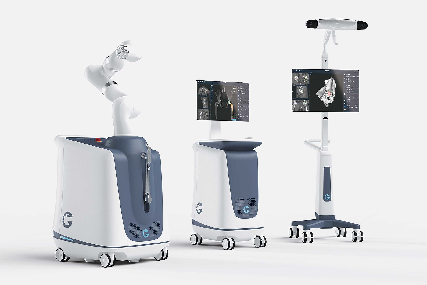 Surgery Robot，Orthopaedic surgery robot system，Medical equipment，2021 red dot design concept award，