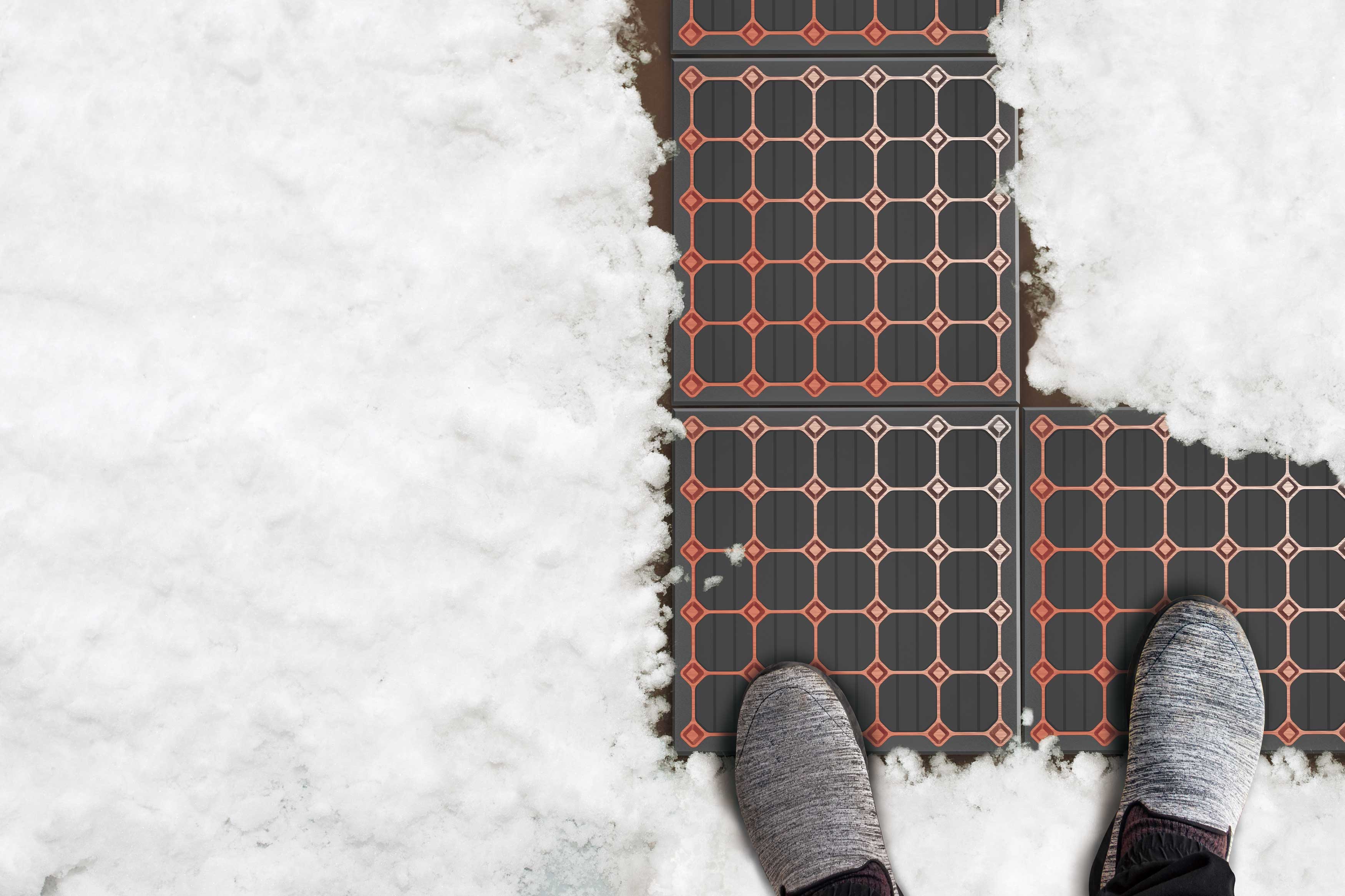 Self heating paving system，HEAT-TAC PAVING，Outdoor facilities，2021 red dot design concept award，