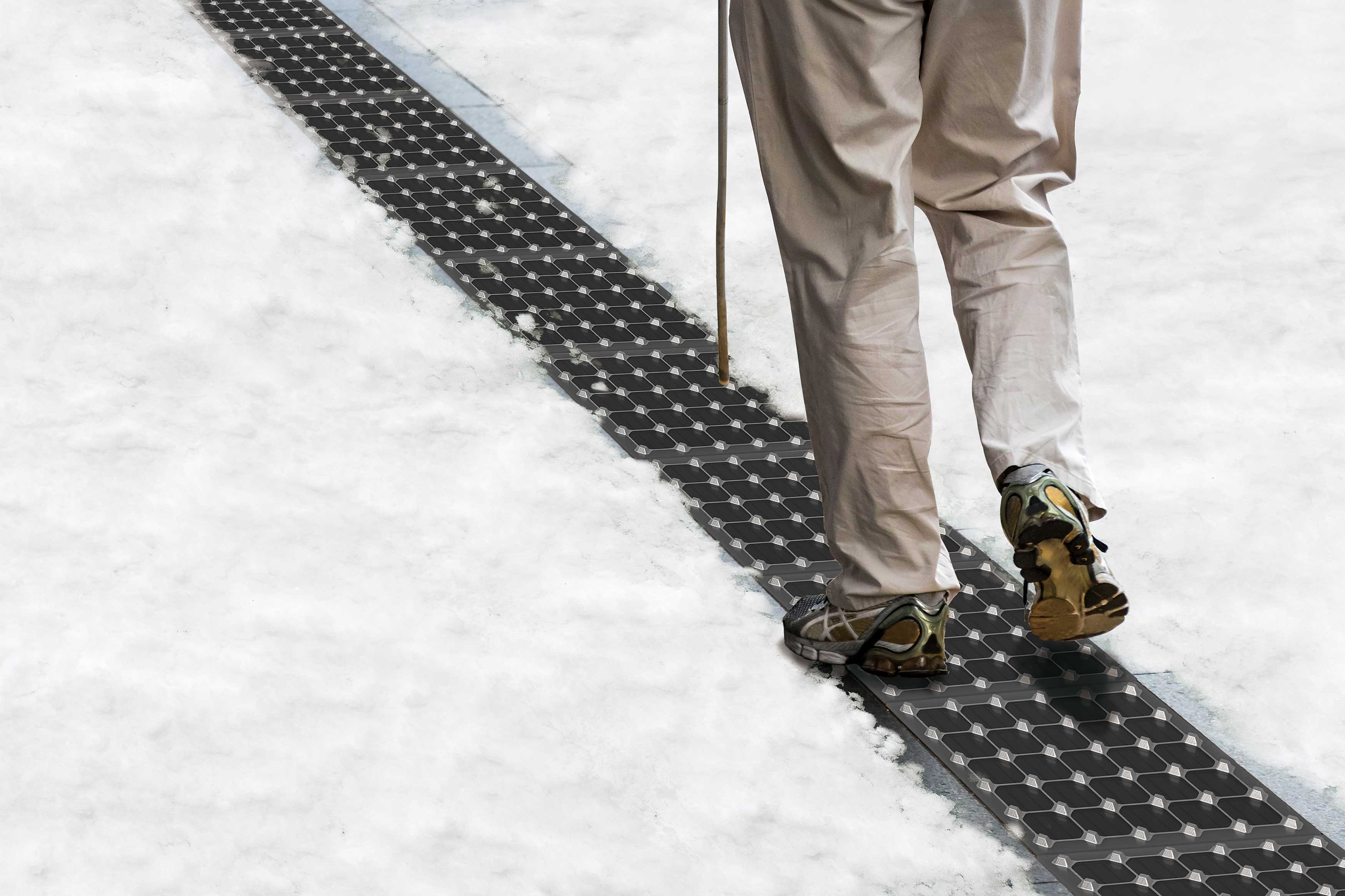 Self heating paving system，HEAT-TAC PAVING，Outdoor facilities，2021 red dot design concept award，