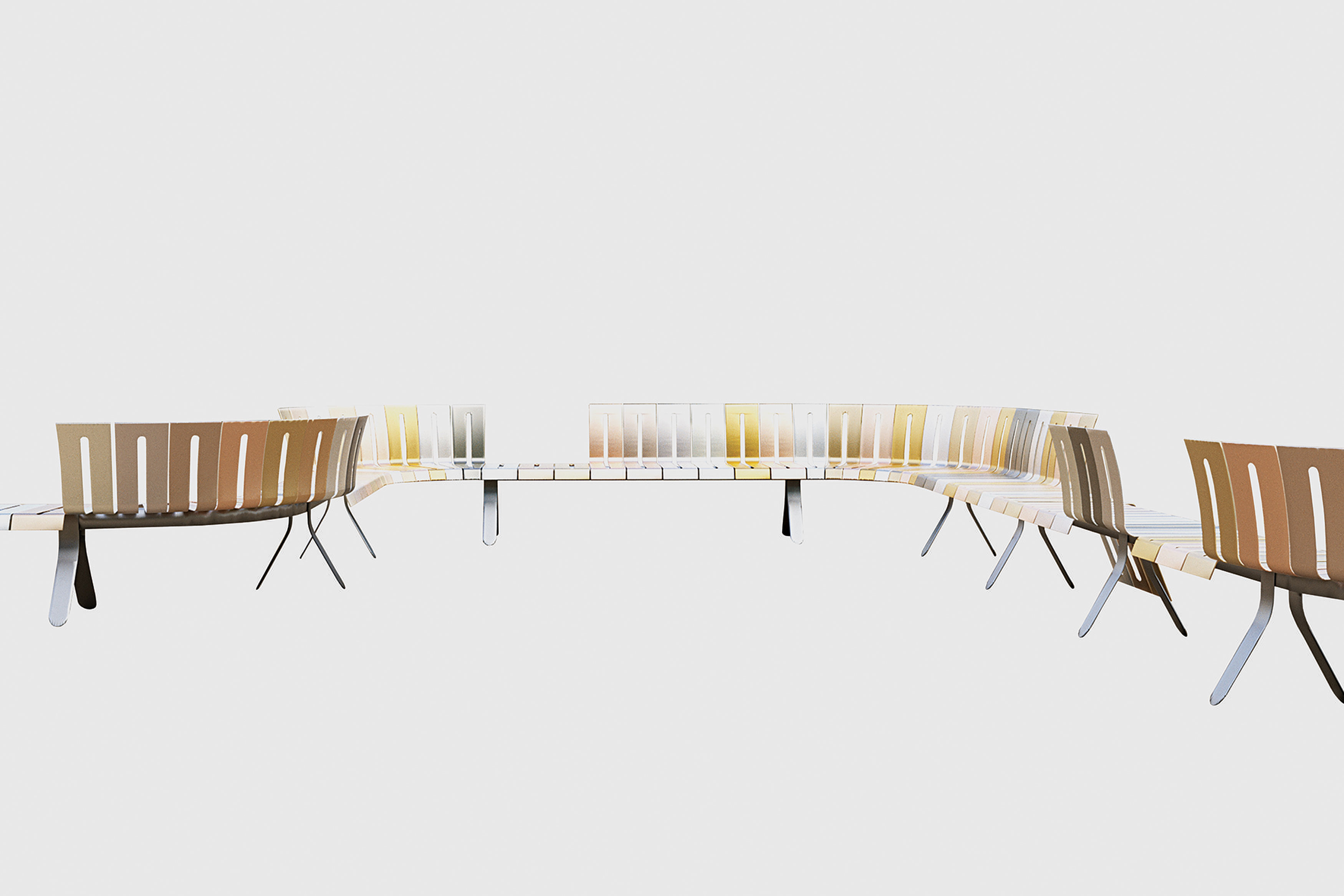 BeMod，bench，communal facilities，2021 red dot design concept award，