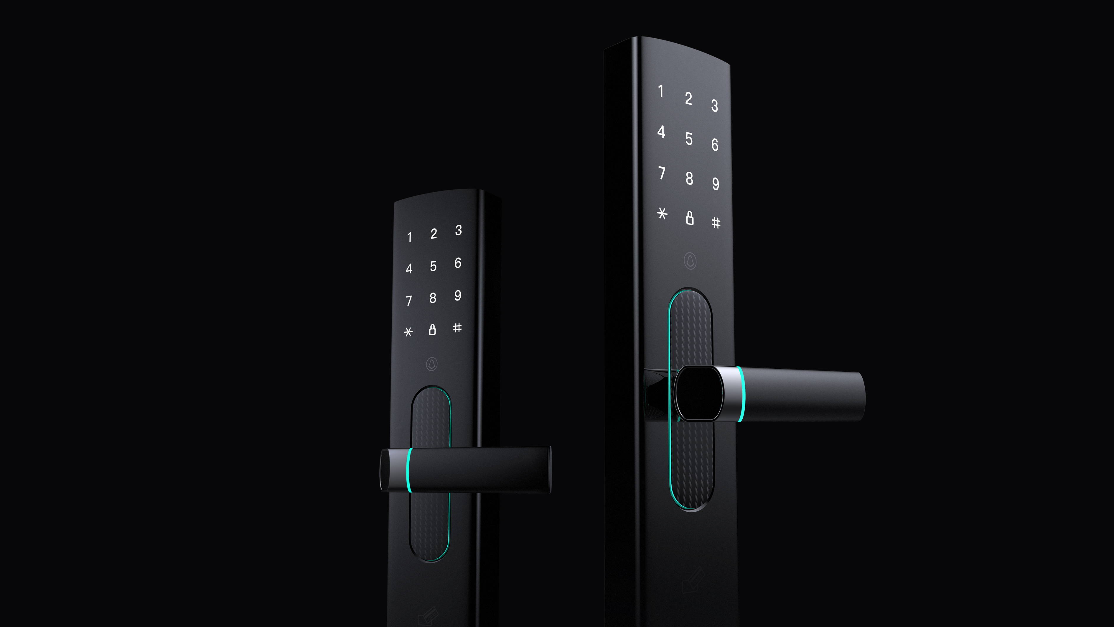 Intelligent door lock，industrial design，product design，