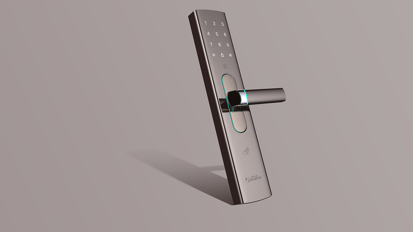 Intelligent door lock，industrial design，product design，