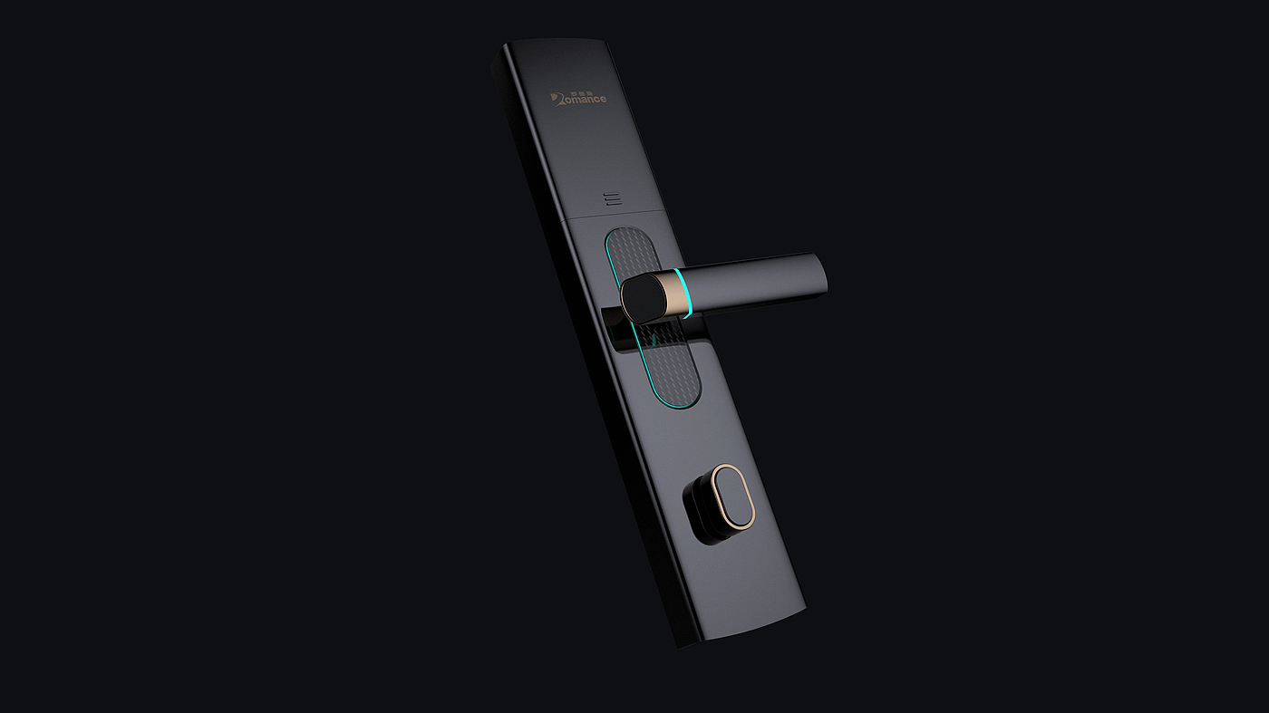 Intelligent door lock，industrial design，product design，