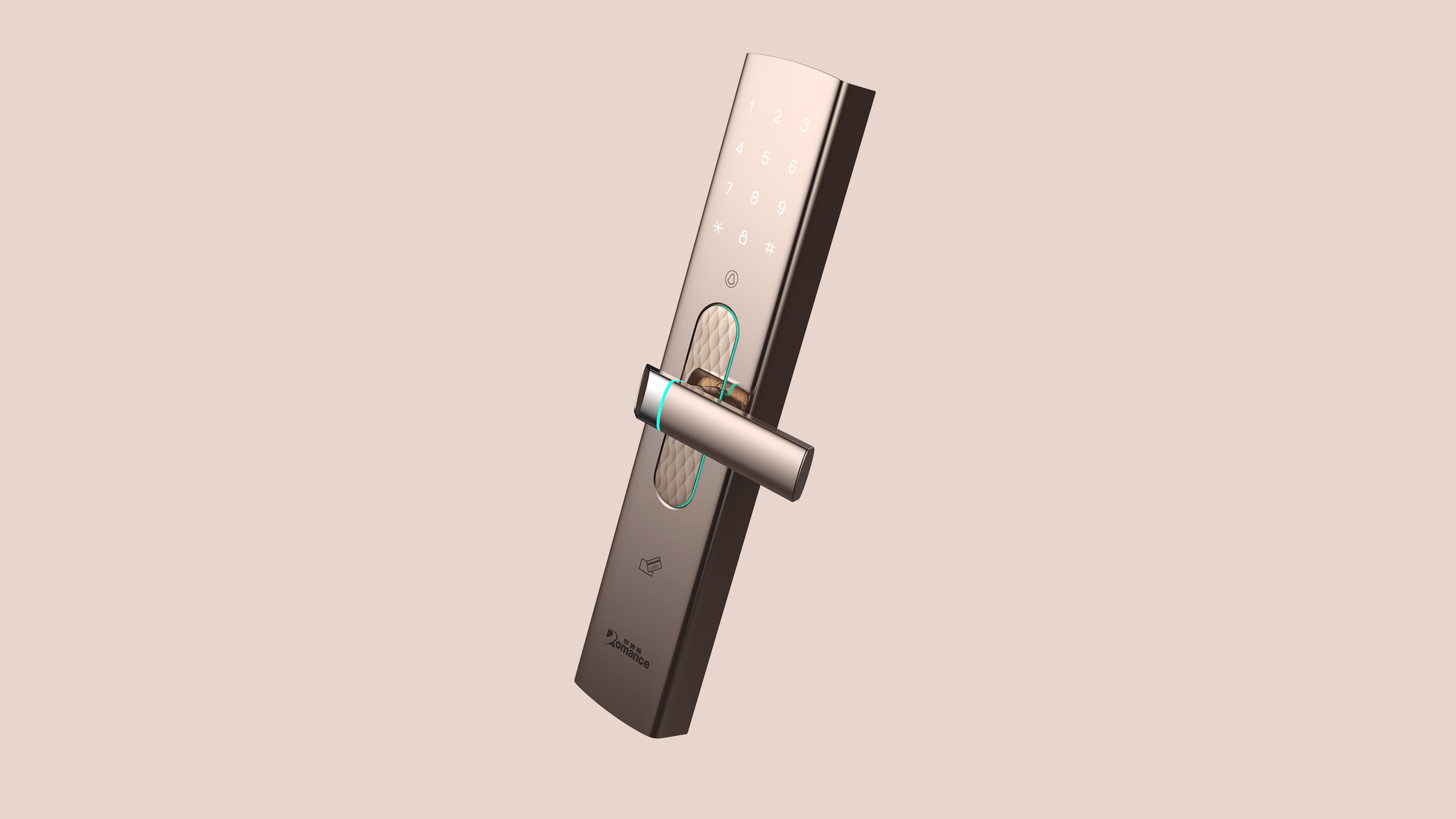 Intelligent door lock，industrial design，product design，