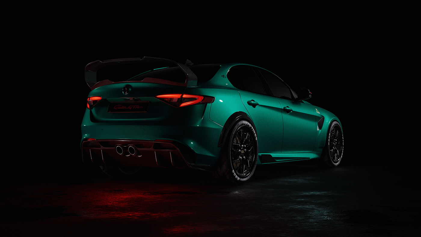 vehicle，industrial design，green，alfa romeo ，