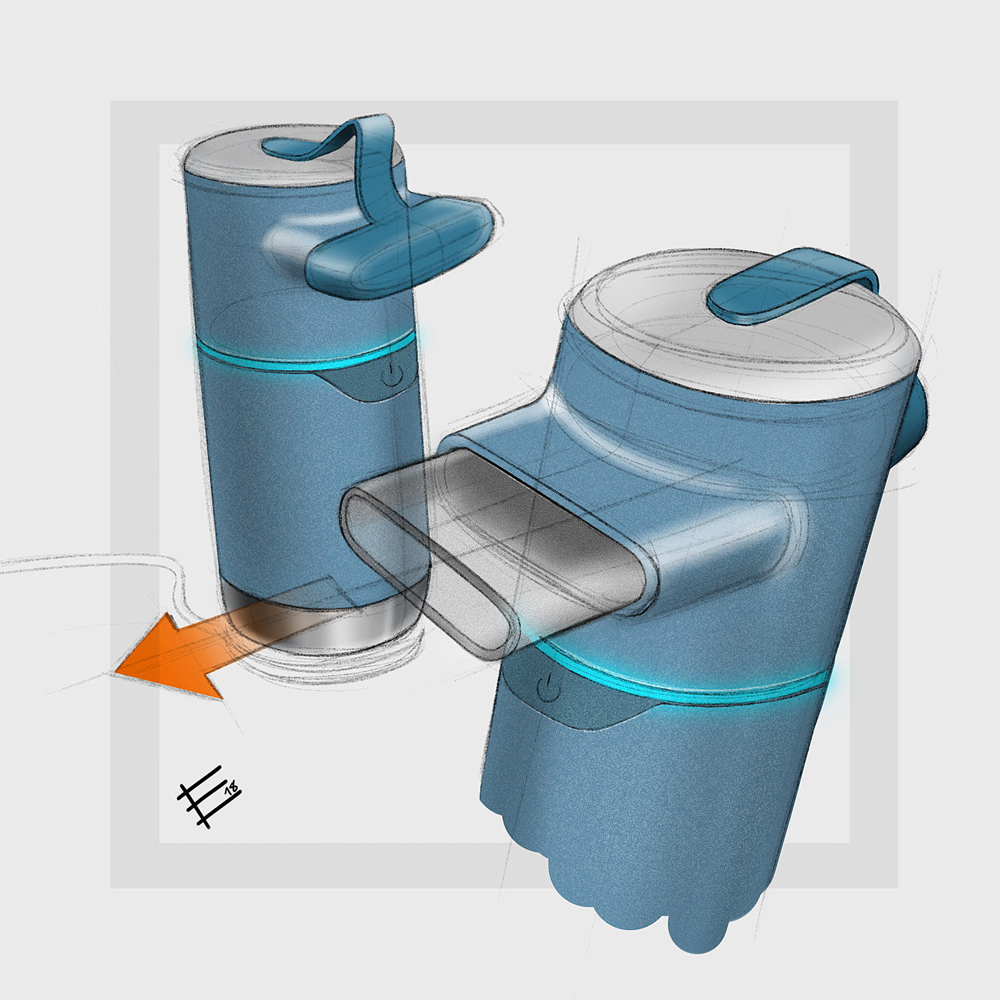 Hand drawn，product design，industrial design，