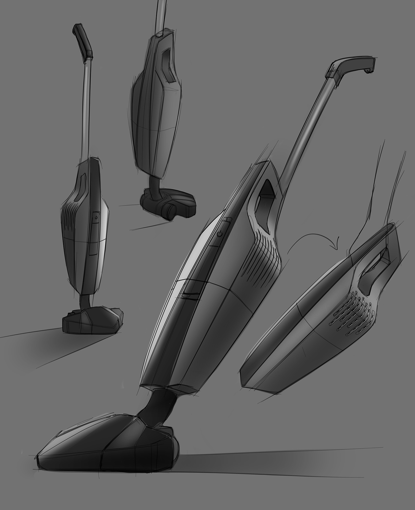 Hand drawn，product design，industrial design，